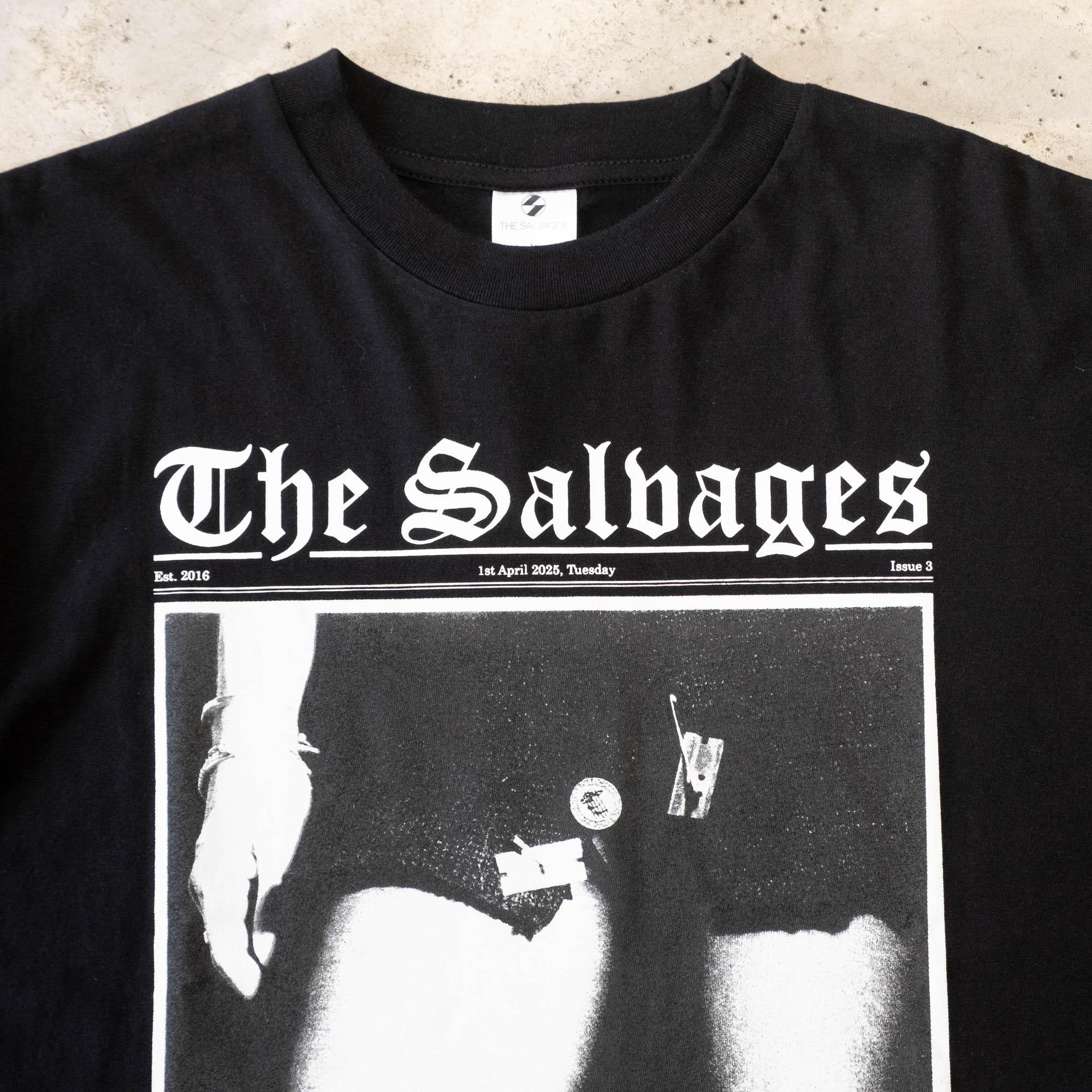 The Salvages No Particular Reason Sheet Noise T-Shirt - Black