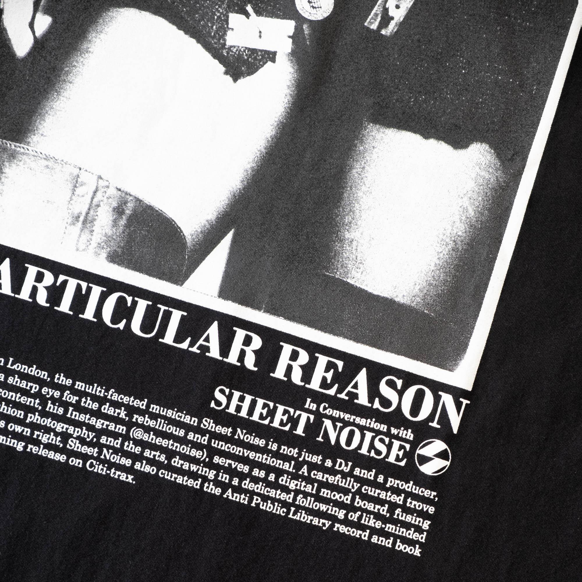 The Salvages No Particular Reason Sheet Noise T-Shirt - Black