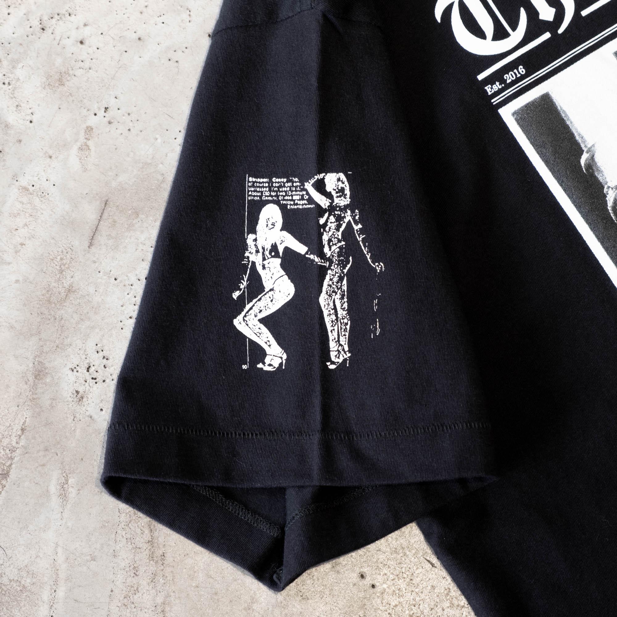 The Salvages No Particular Reason Sheet Noise T-Shirt - Black