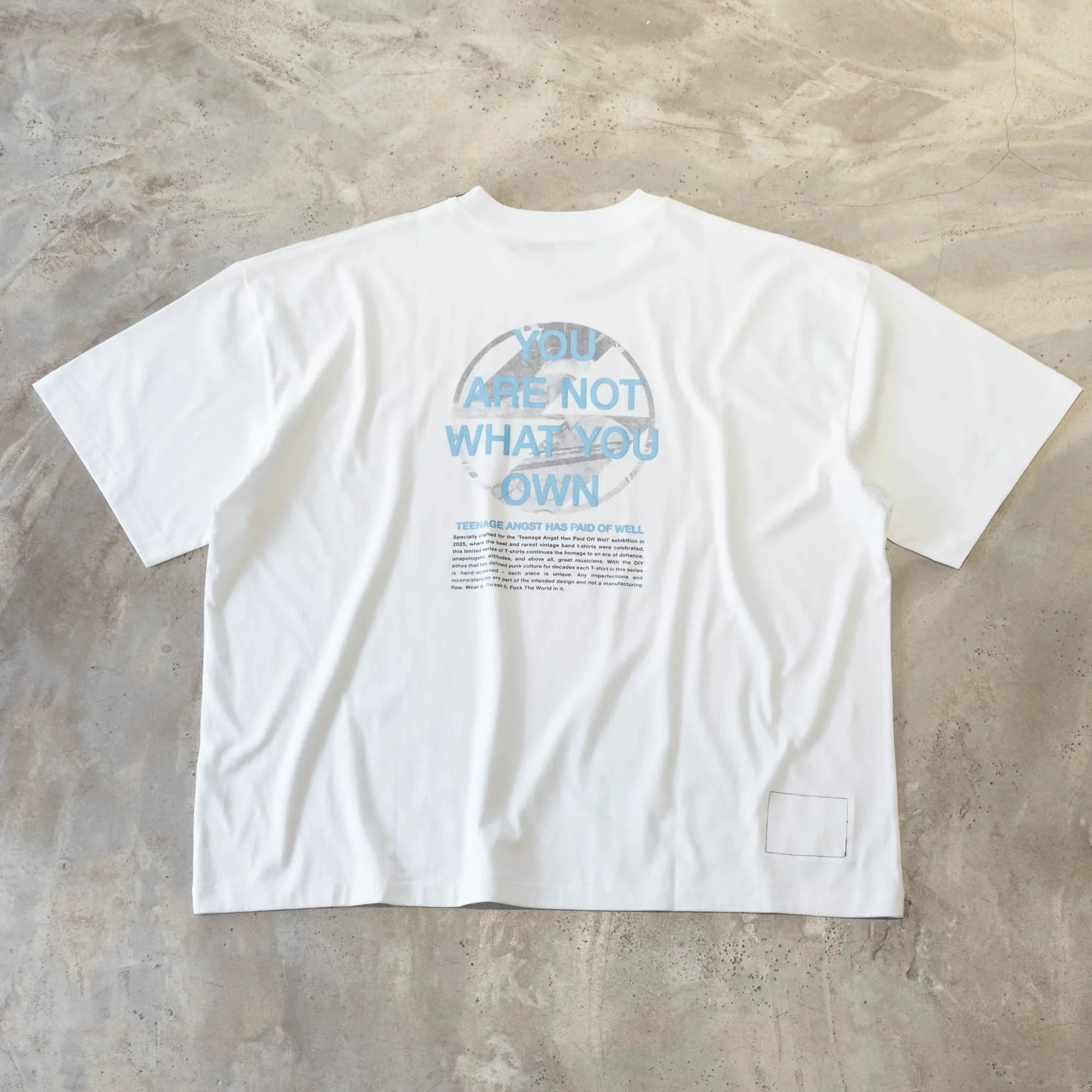 The Salvages x Teenage Angst Repeater OS T-Shirt - White