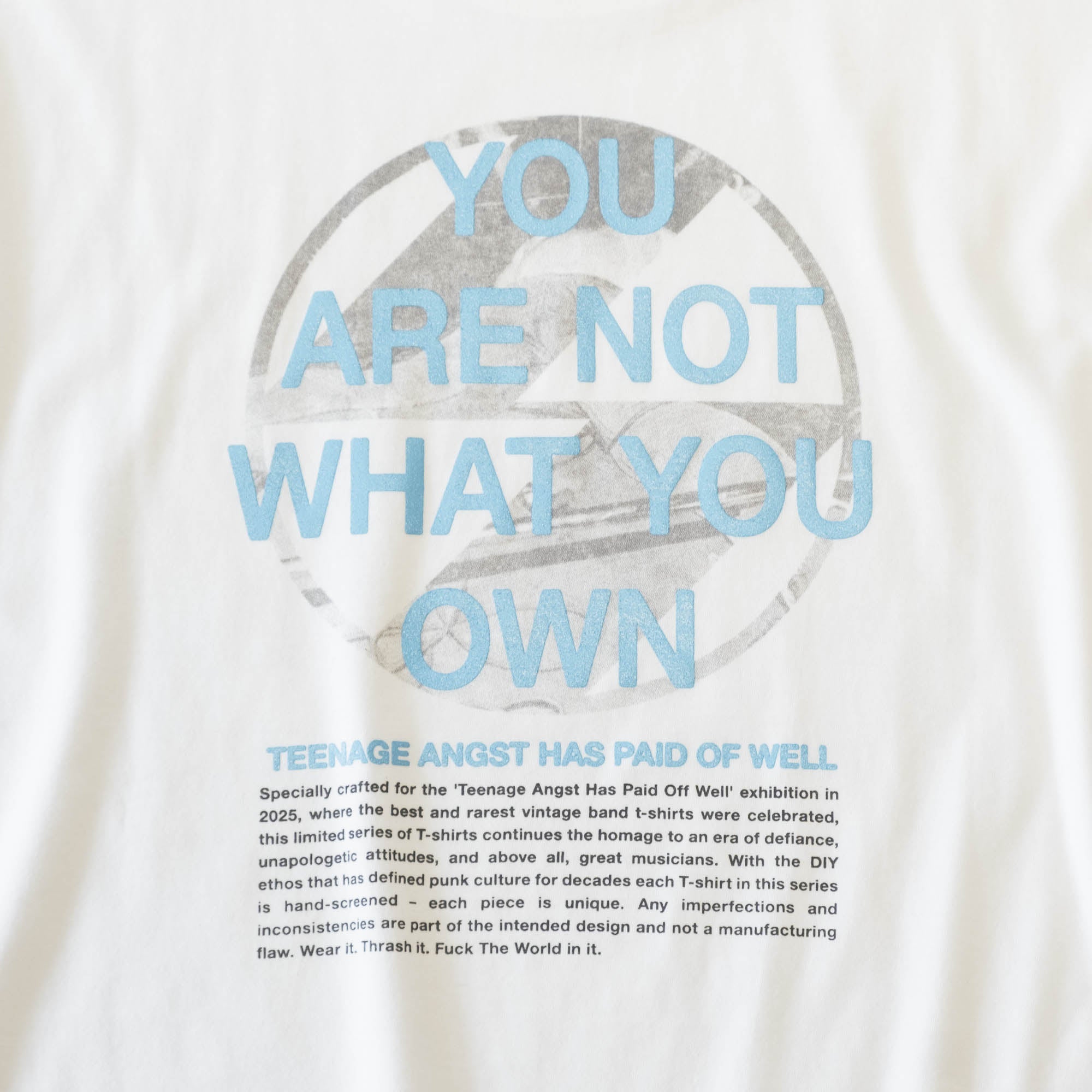 The Salvages x Teenage Angst Repeater OS T-Shirt - White