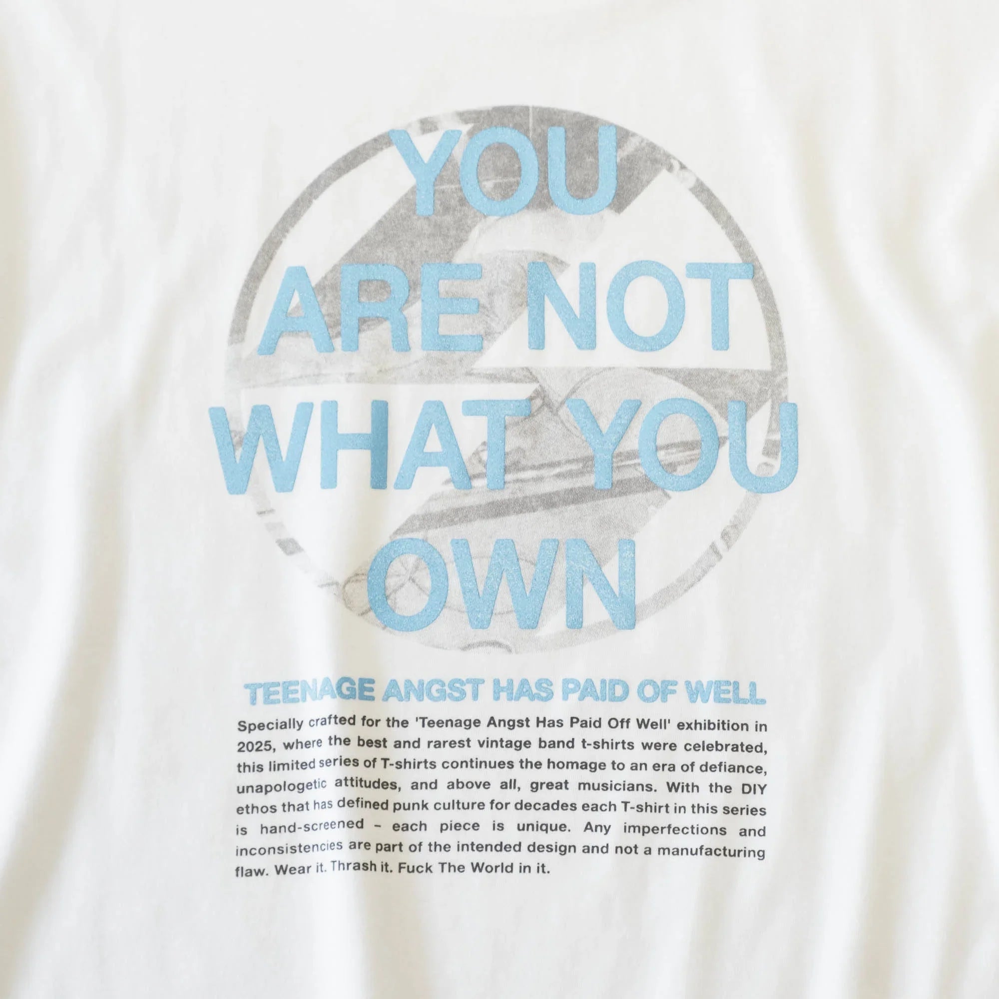 The Salvages x Teenage Angst Repeater OS T-Shirt - White