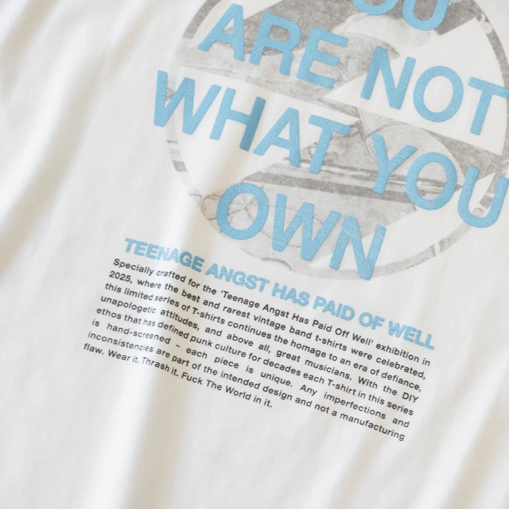 The Salvages x Teenage Angst Repeater OS T-Shirt - White