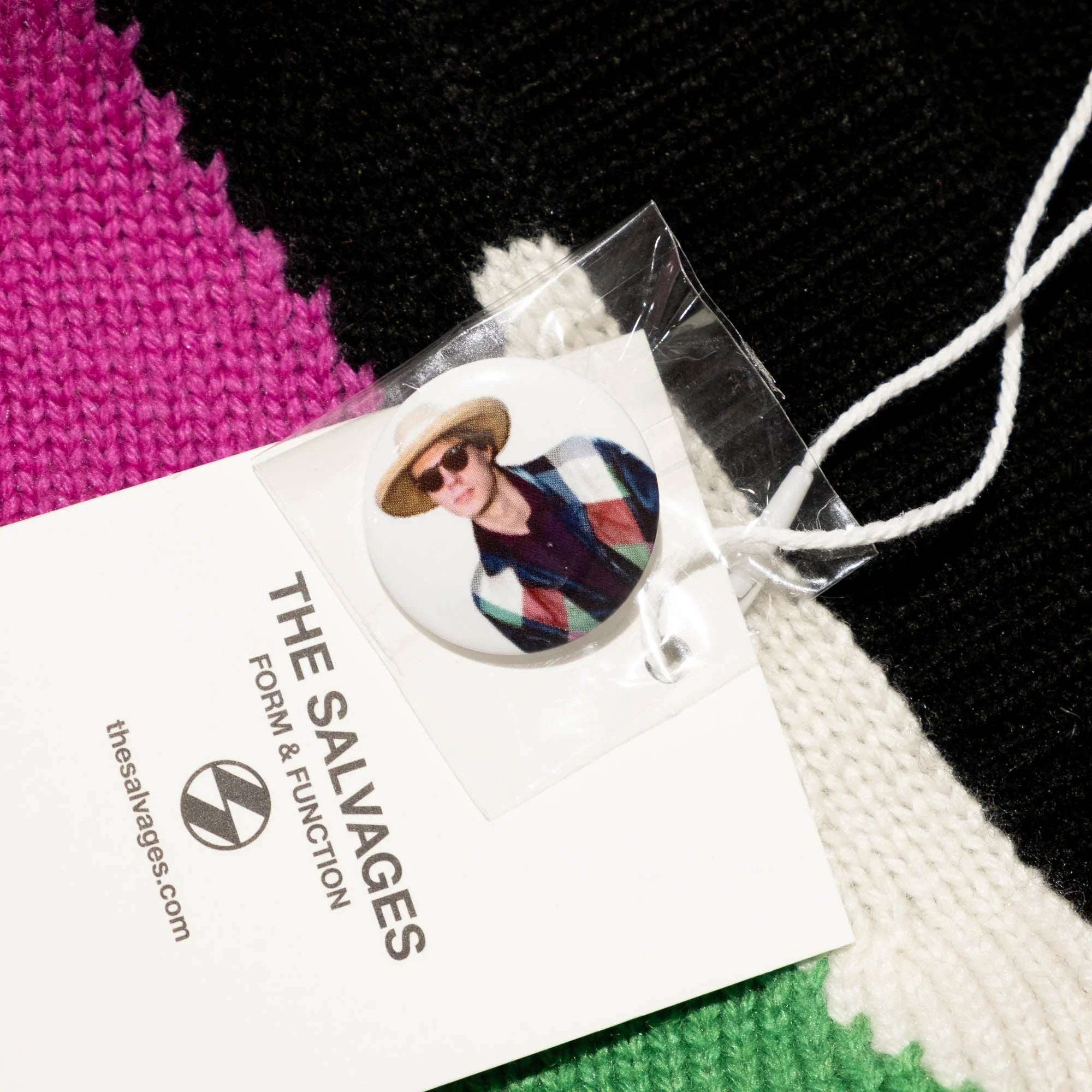 The Salvages Verlaine Cardigan - Black/Multi