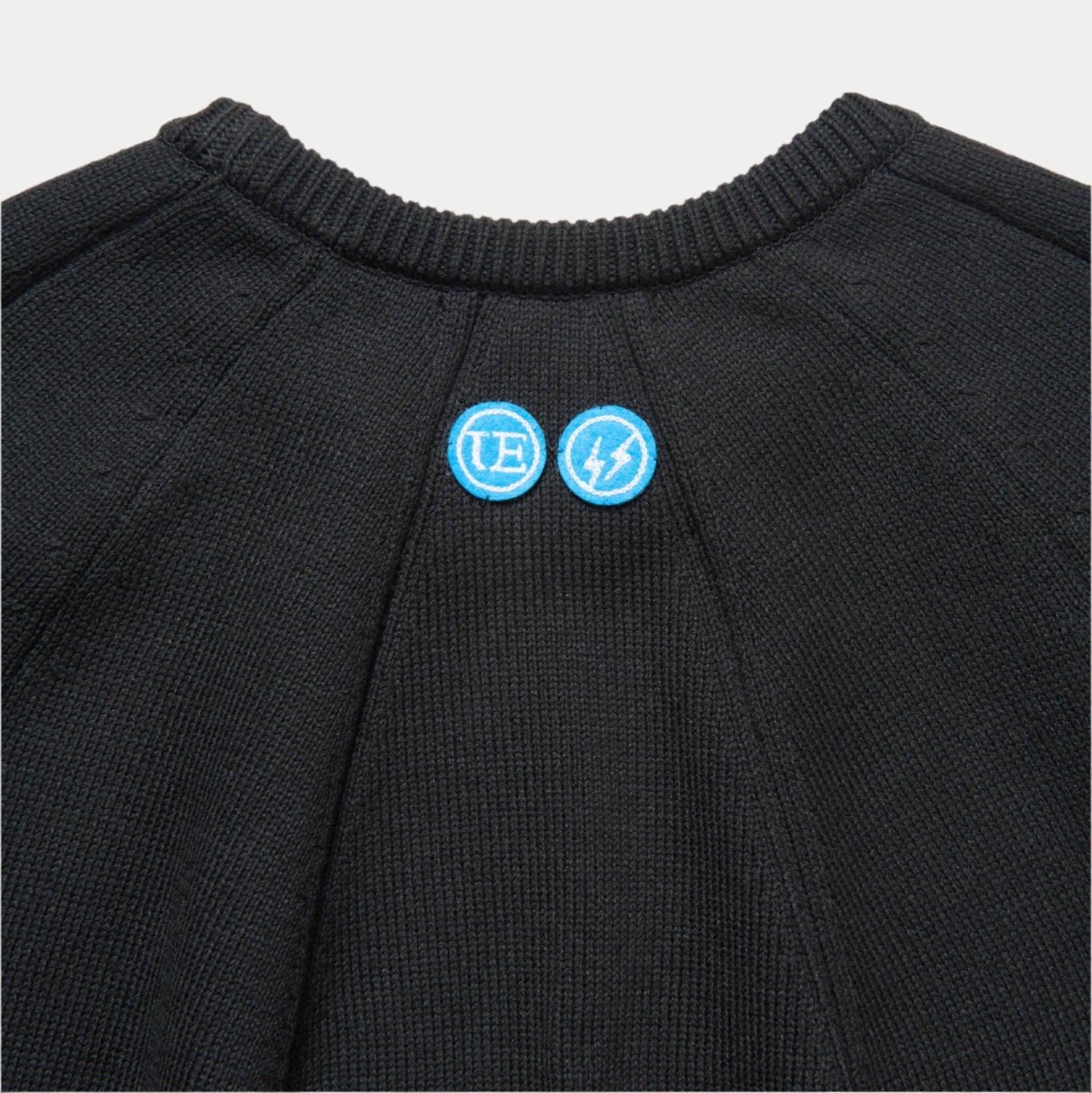 Uniform Experiment Plain Nordic Knit - Black - Never Never