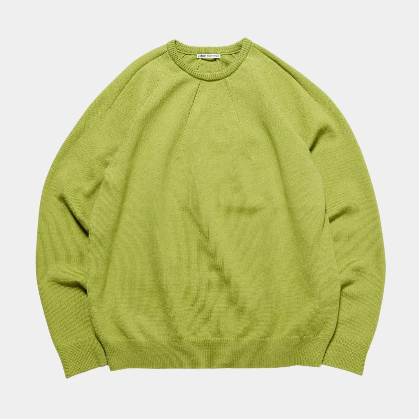 Uniform Experiment Plain Nordic Knit - Green - Never Never