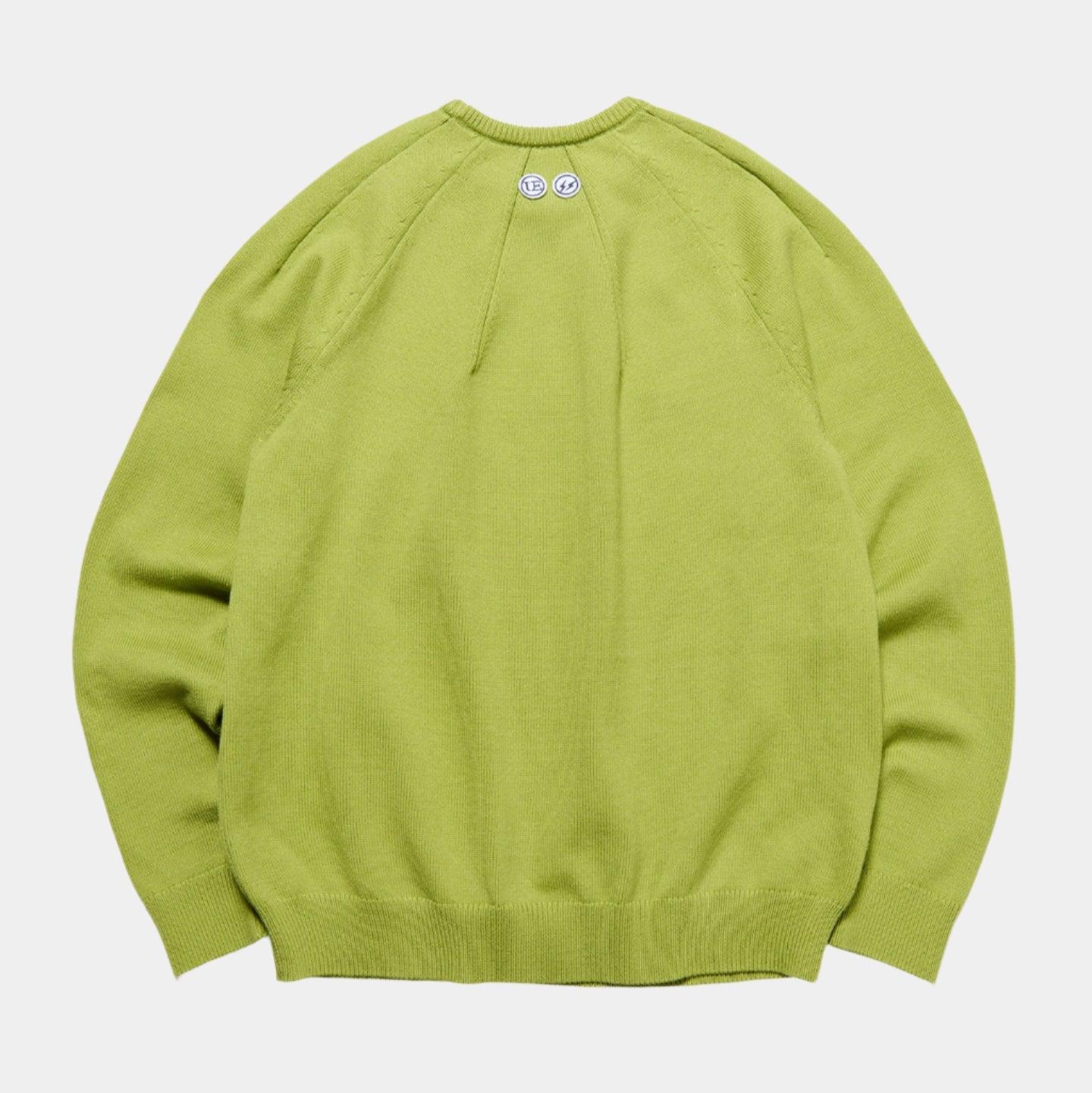 Uniform Experiment Plain Nordic Knit - Green - Never Never