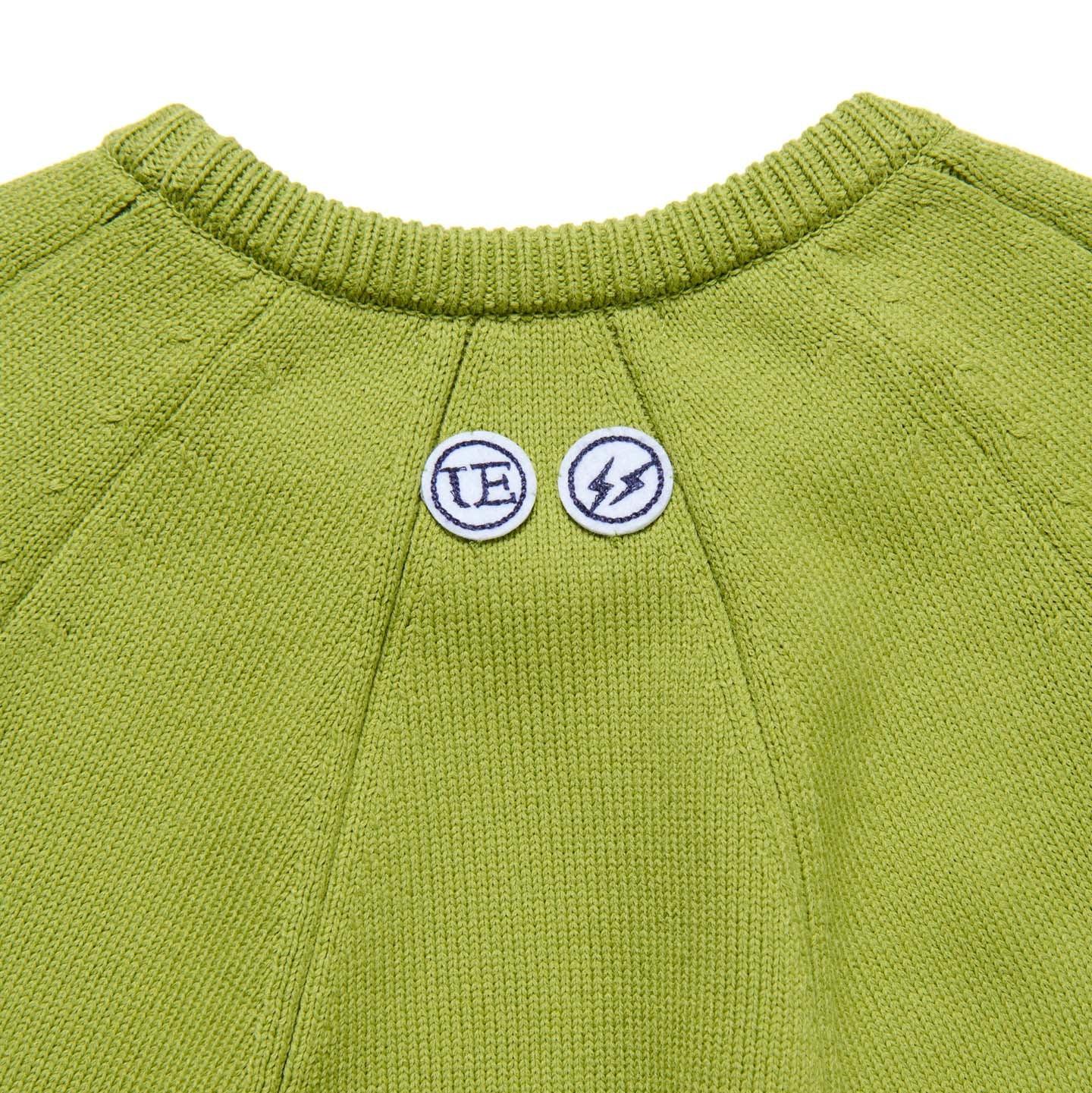 Uniform Experiment Plain Nordic Knit - Green - Never Never