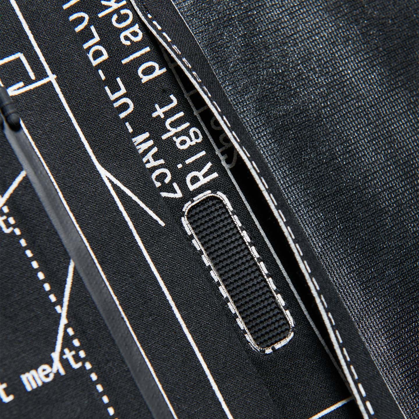 Uniform Experiment Map Out 3 Layer Mountain Parka - Black