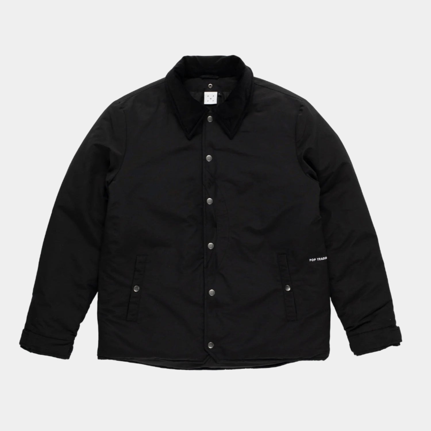 Pop Trading Company Padded Jacket - Black