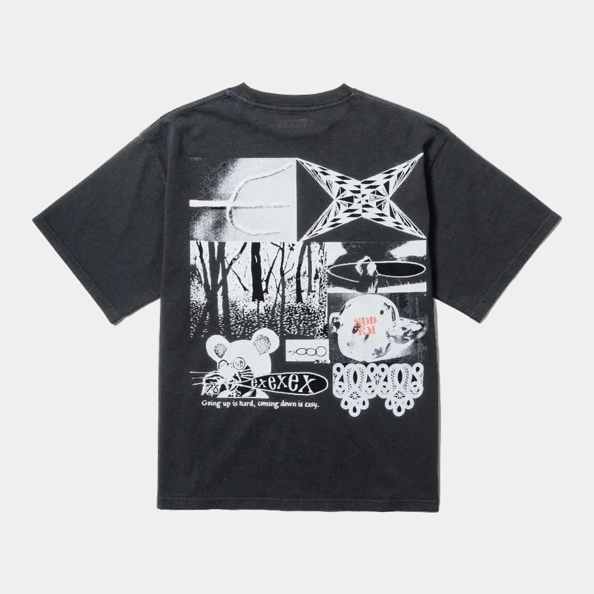 ECSTATIC Research Come Down T-Shirt - Charcoal