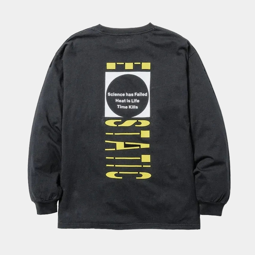 ECSTATIC Research Time LS T-Shirt - Charcoal