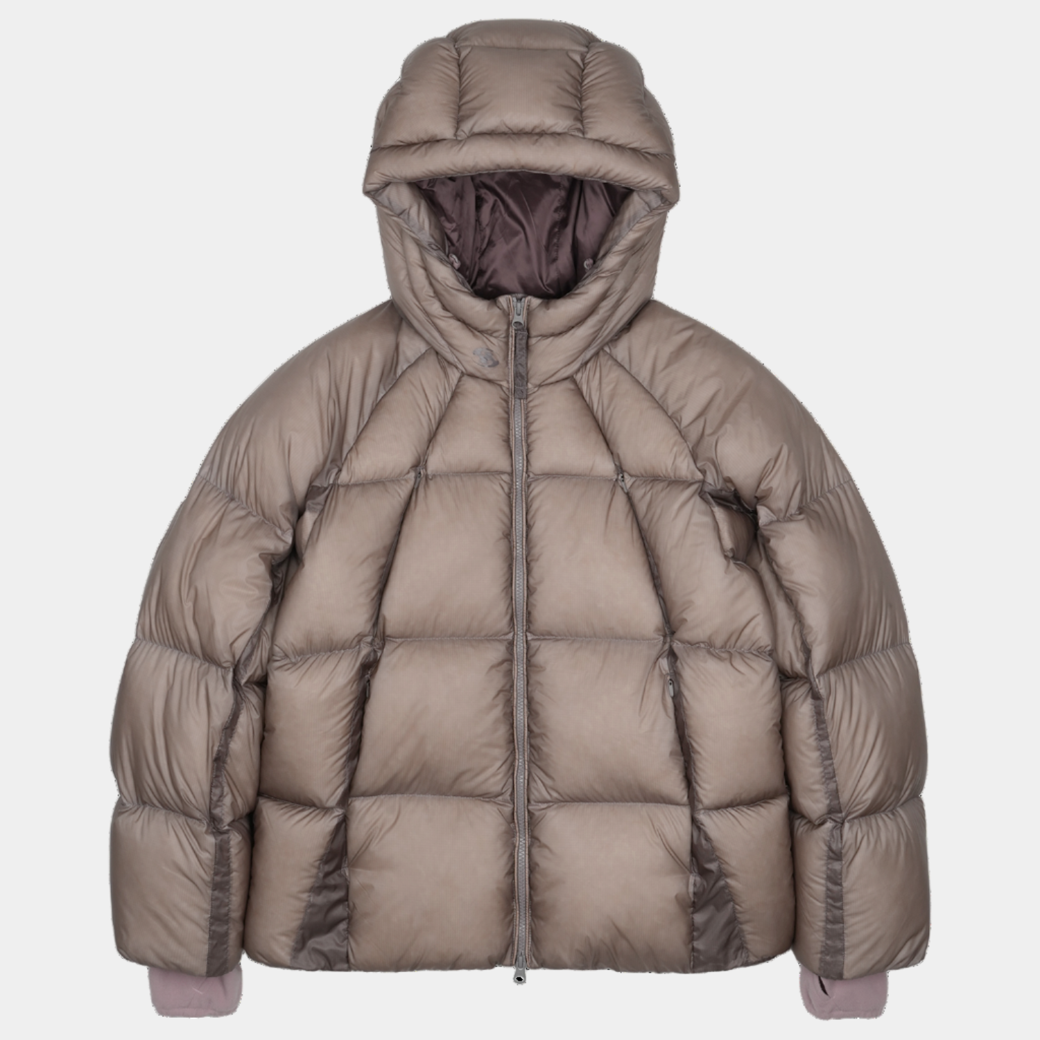 San San Gear Shade Puffer Jacket - Ash Pink