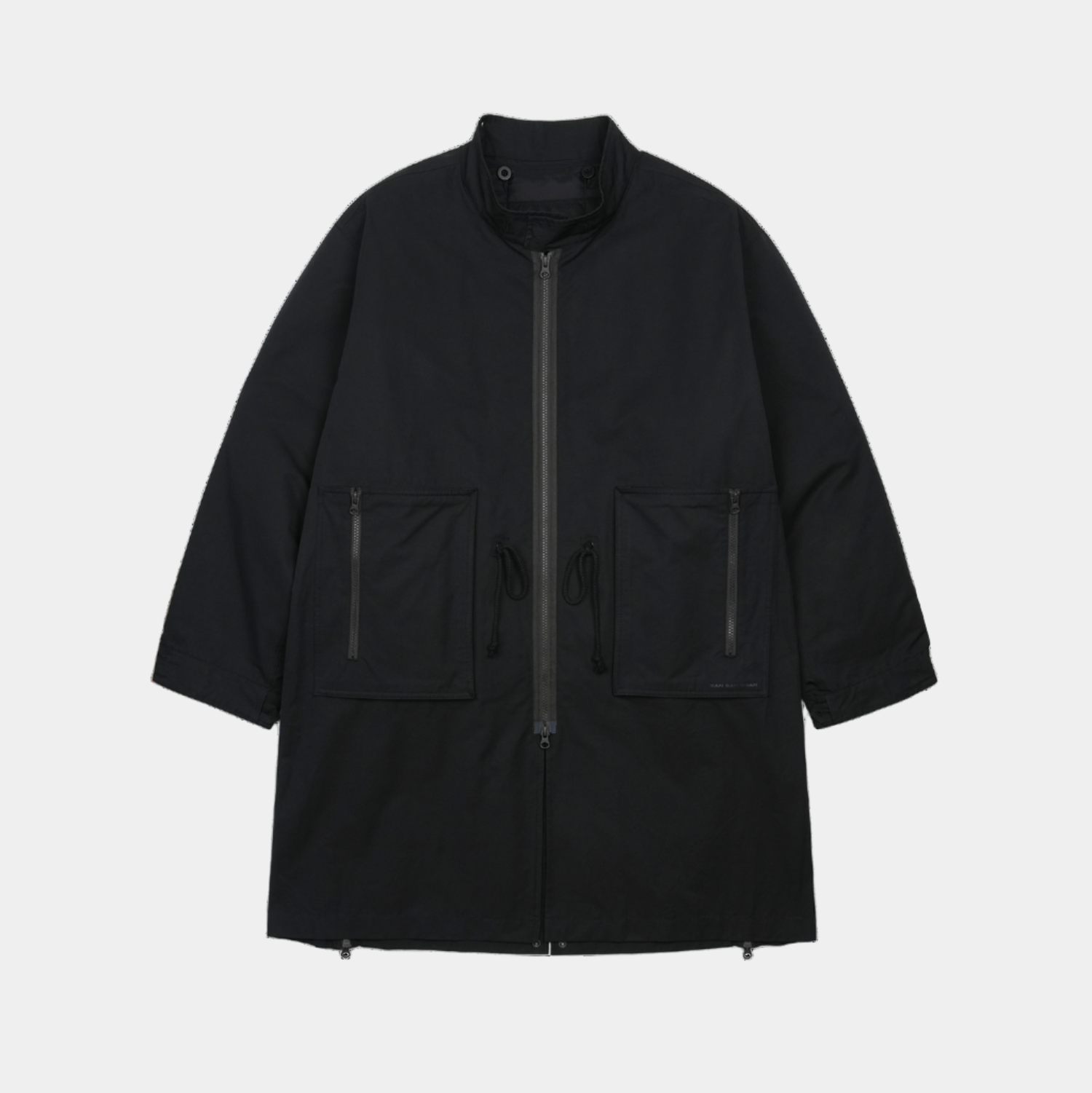San San Gear Zipper Field Parka - Black