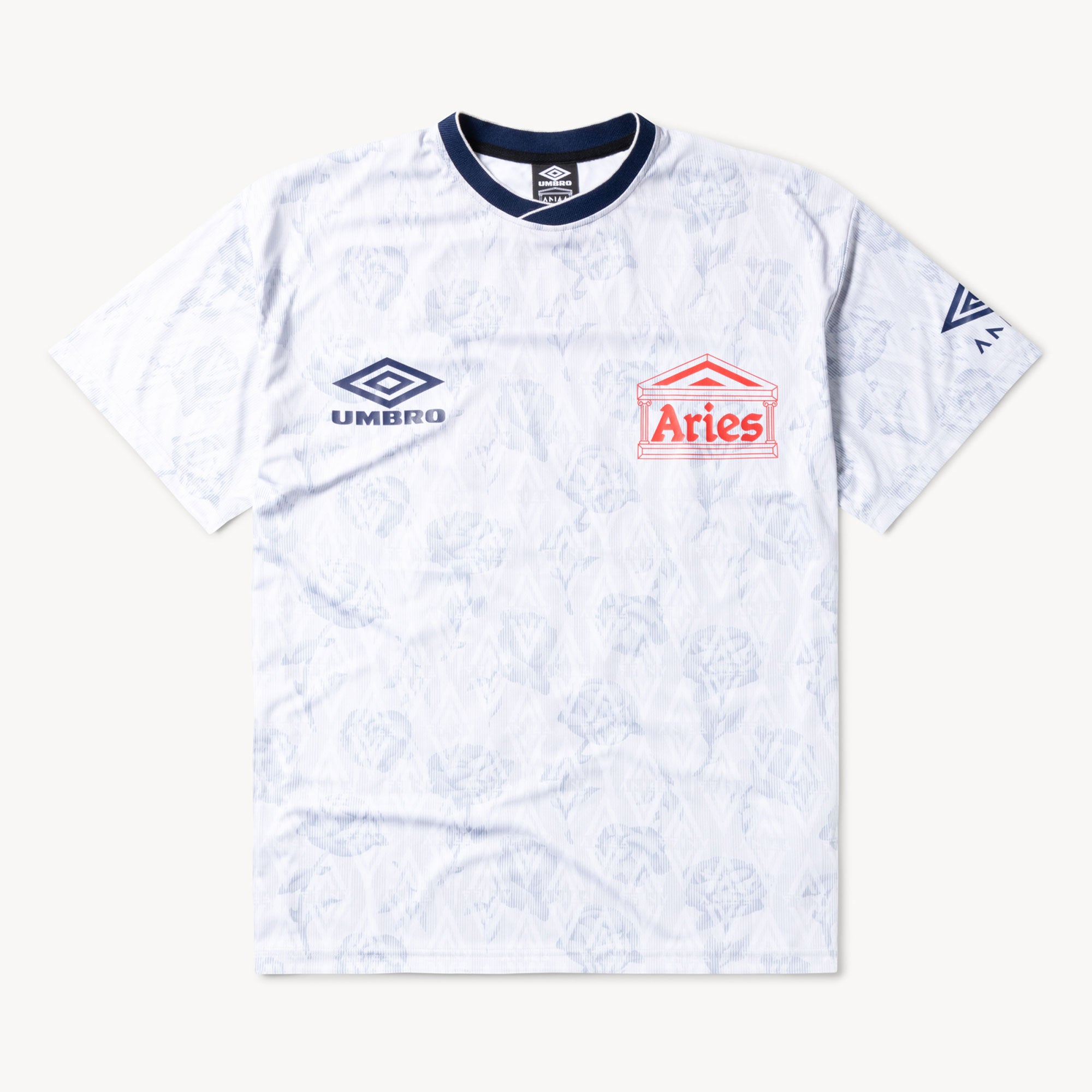 Aries x Umbro Centenary White Roses SS Football Jersey - White