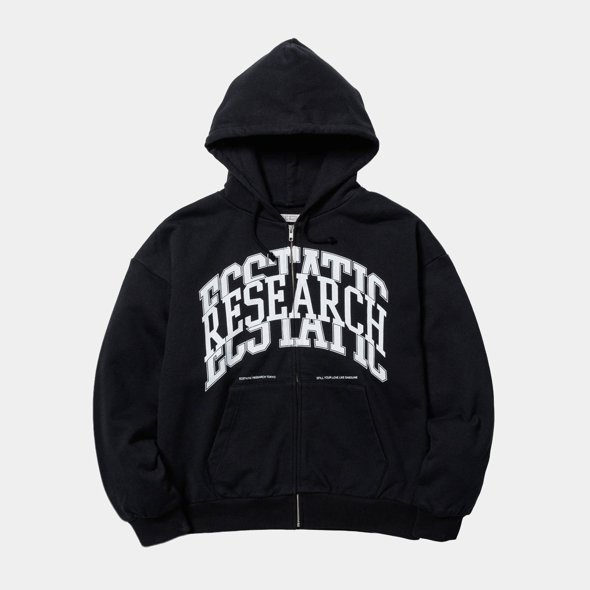 ECSTATIC Research Campus Zip Hoodie - Black