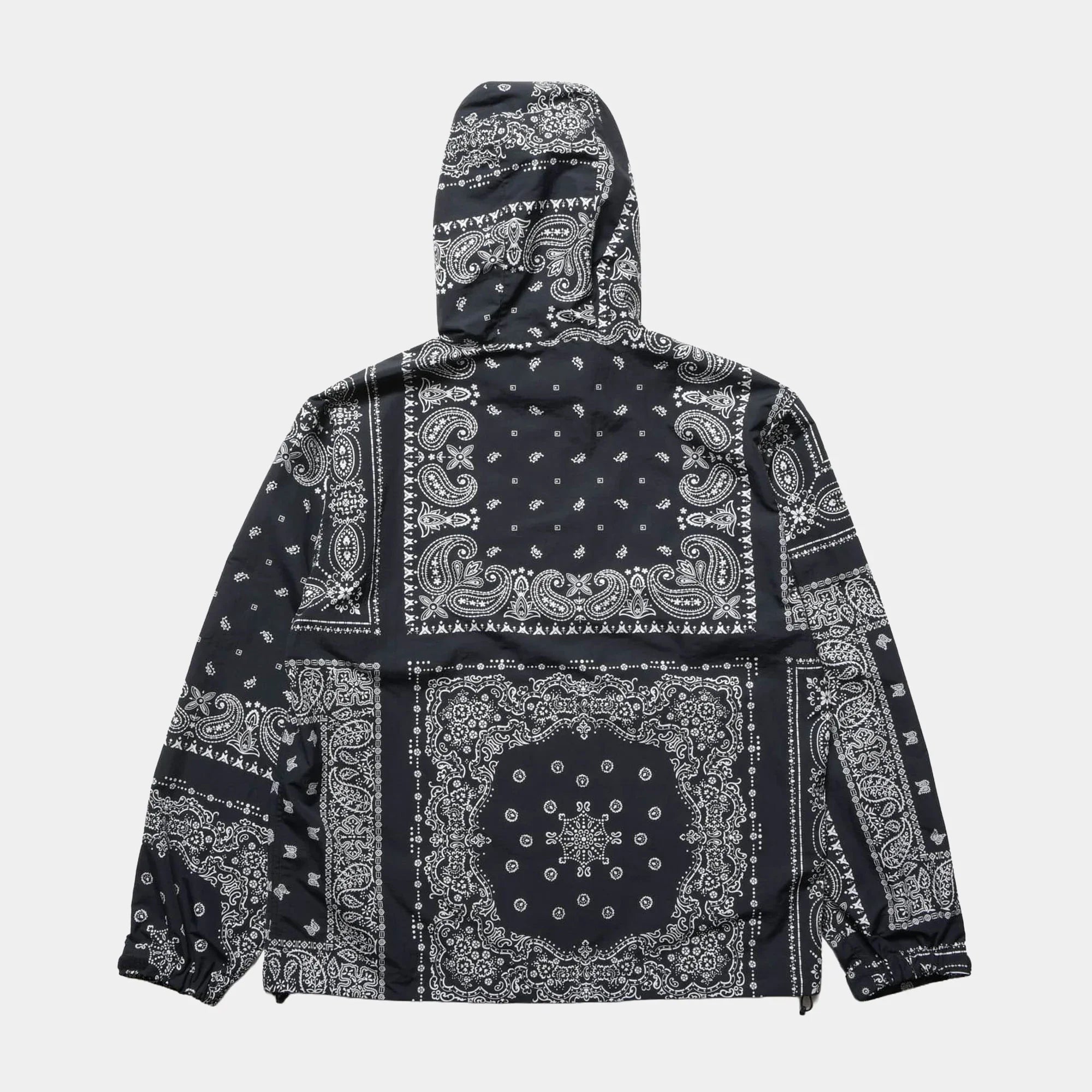 F.C.Real Bristol Bandana Nylon Hooded Blouson Jacket - Black