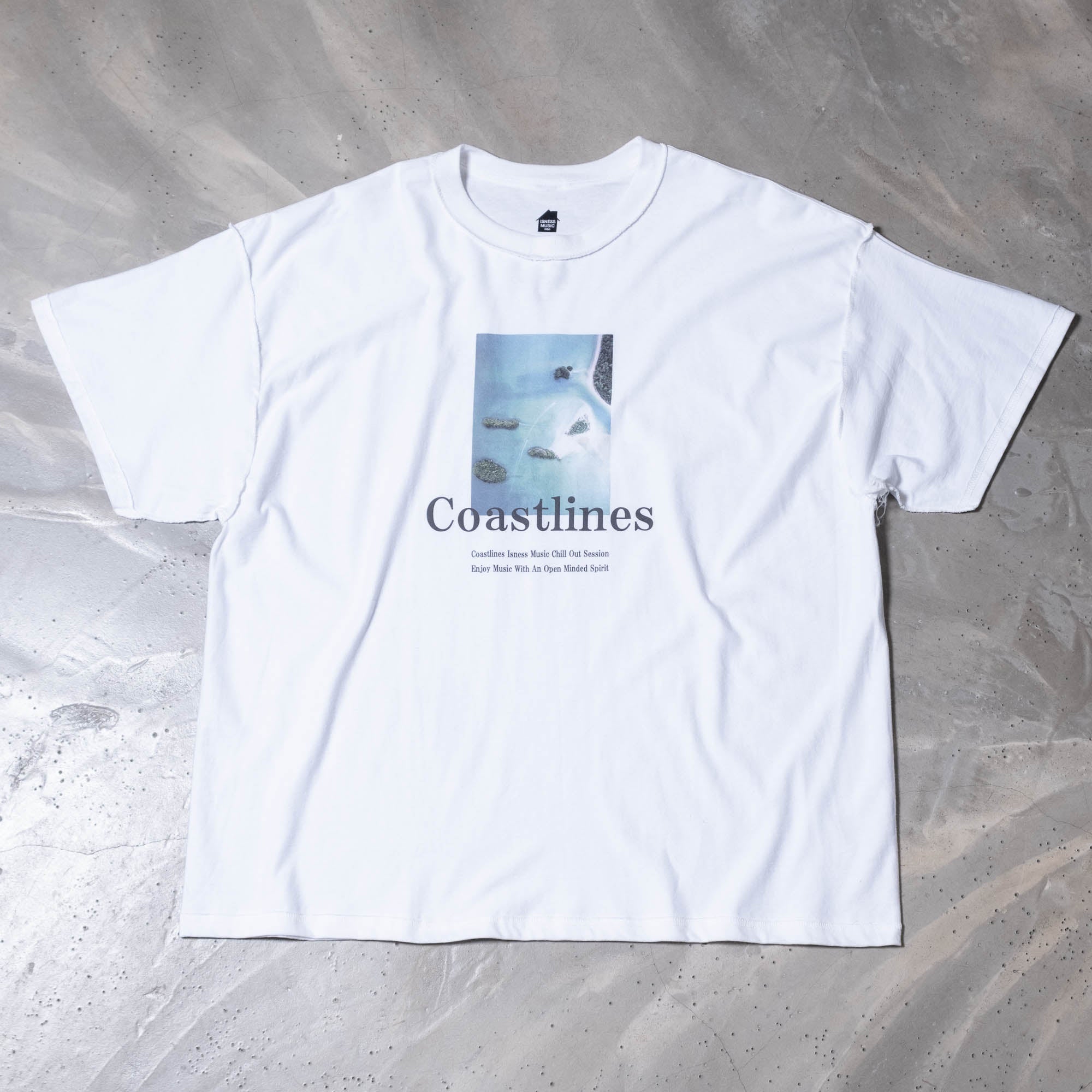 is-ness Coastlines Cassette/Tee - White