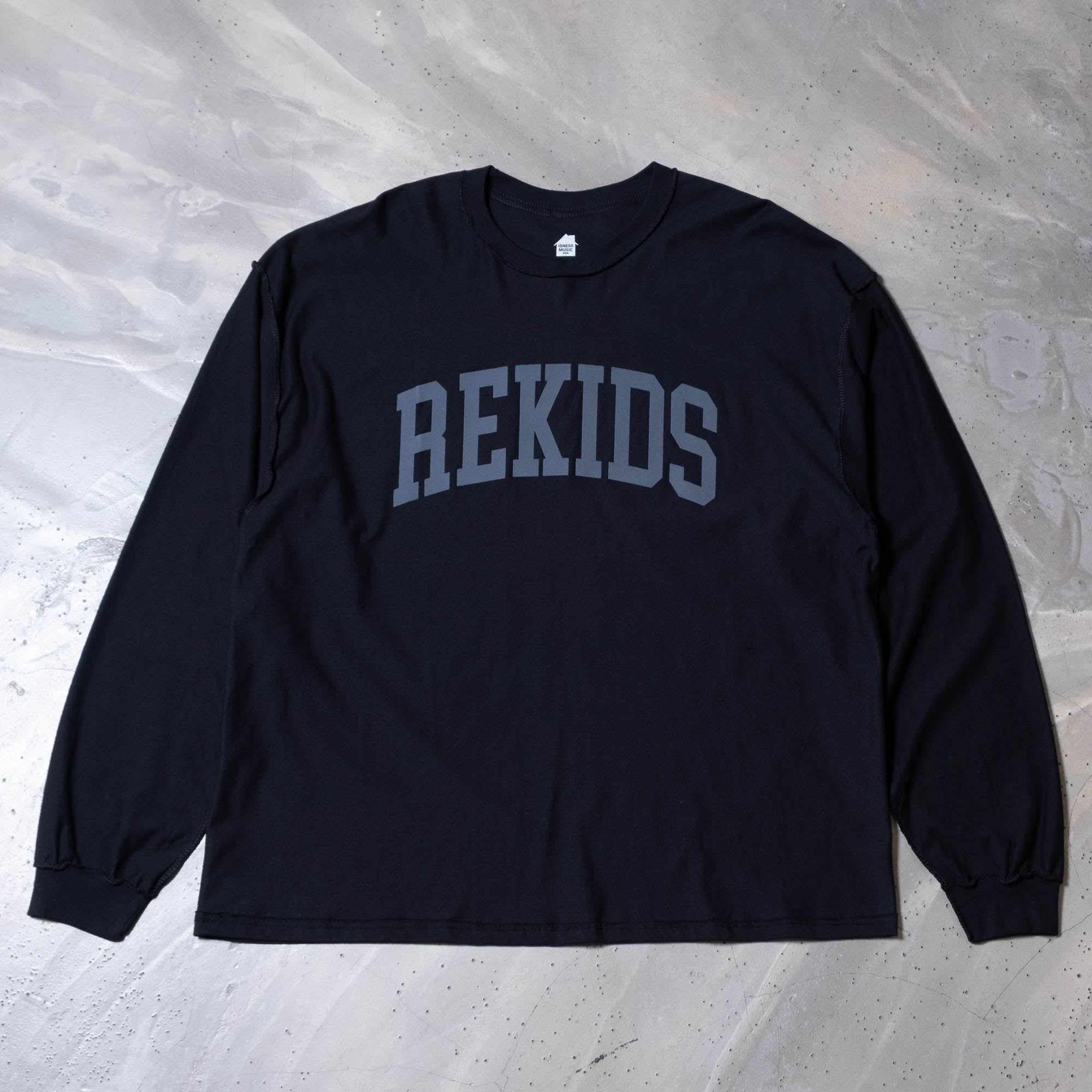 is-ness REKIDS LS Tee - Black