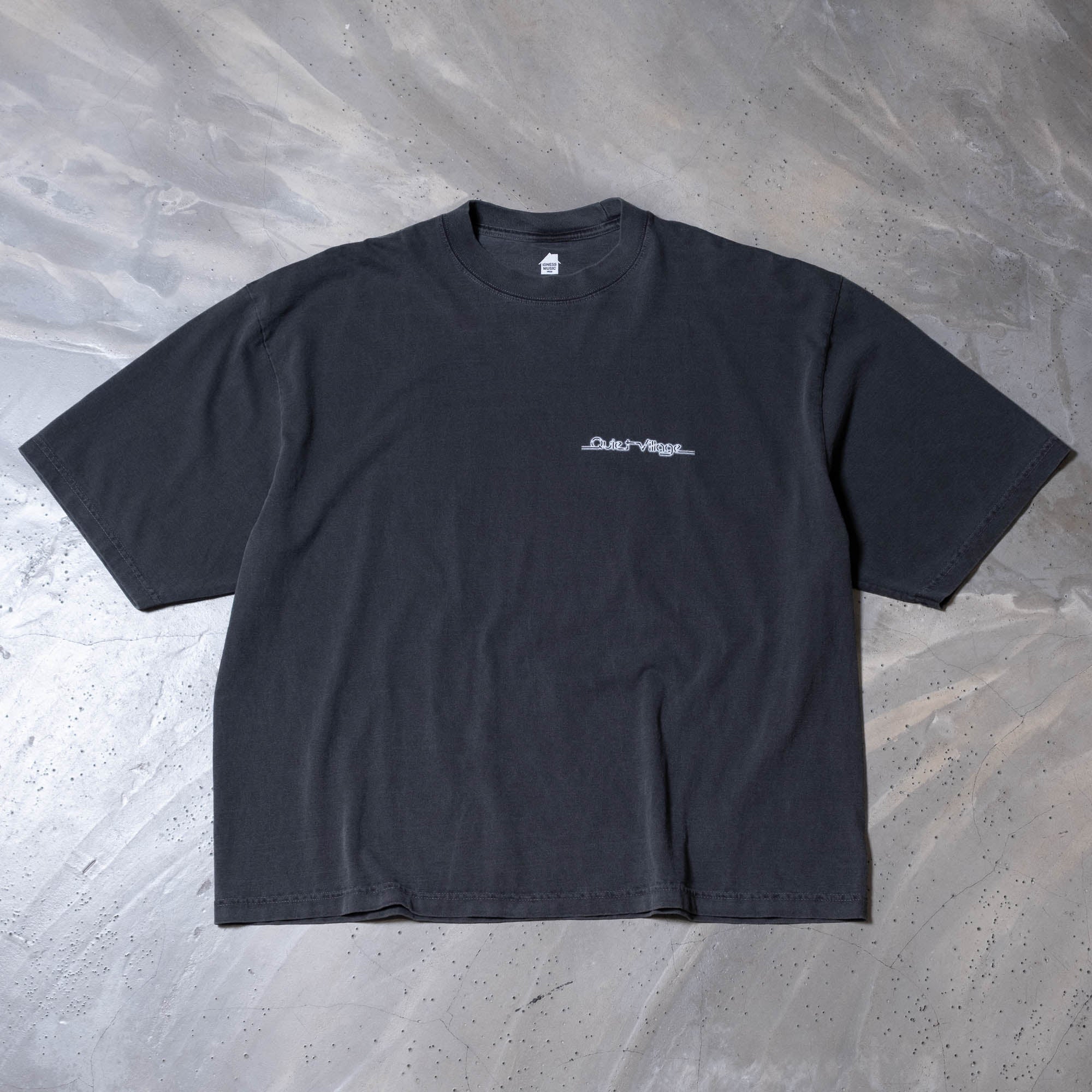 is-ness House QV Tee - Sumi Charcoal