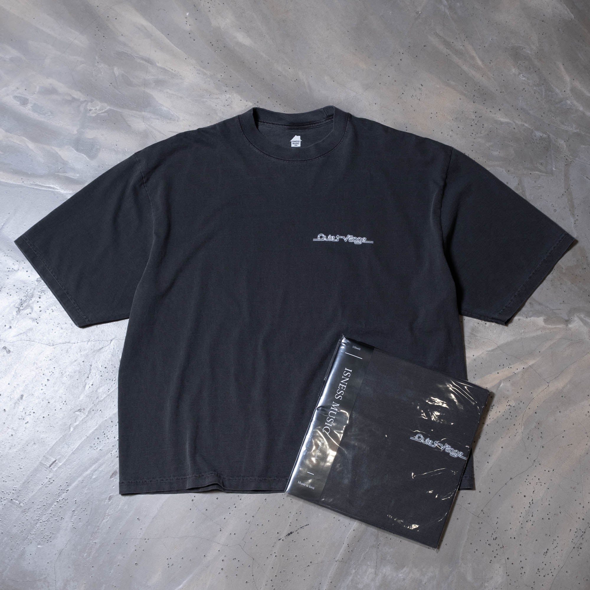 is-ness House QV Tee - Sumi Charcoal