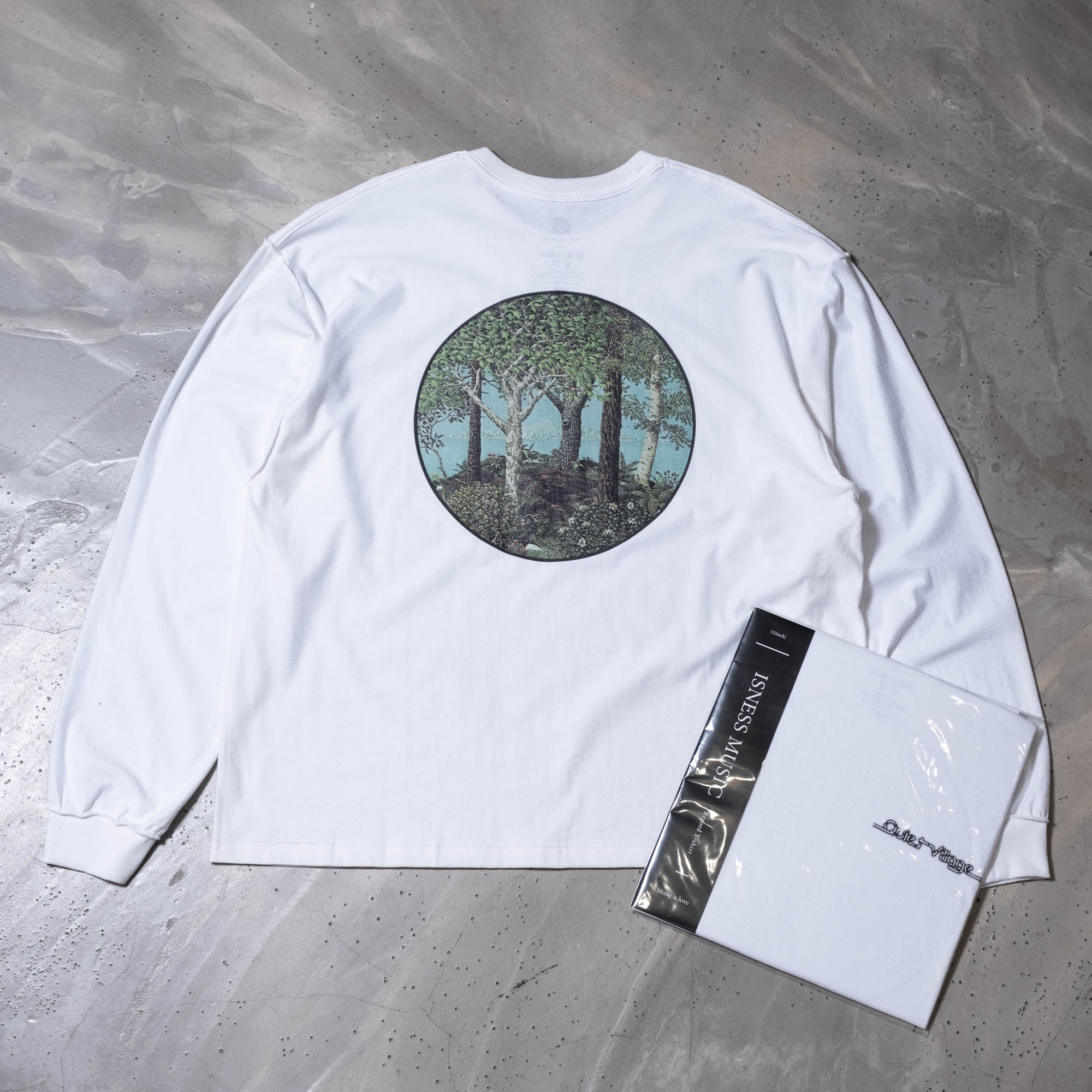 is-ness QV LS Tee - White