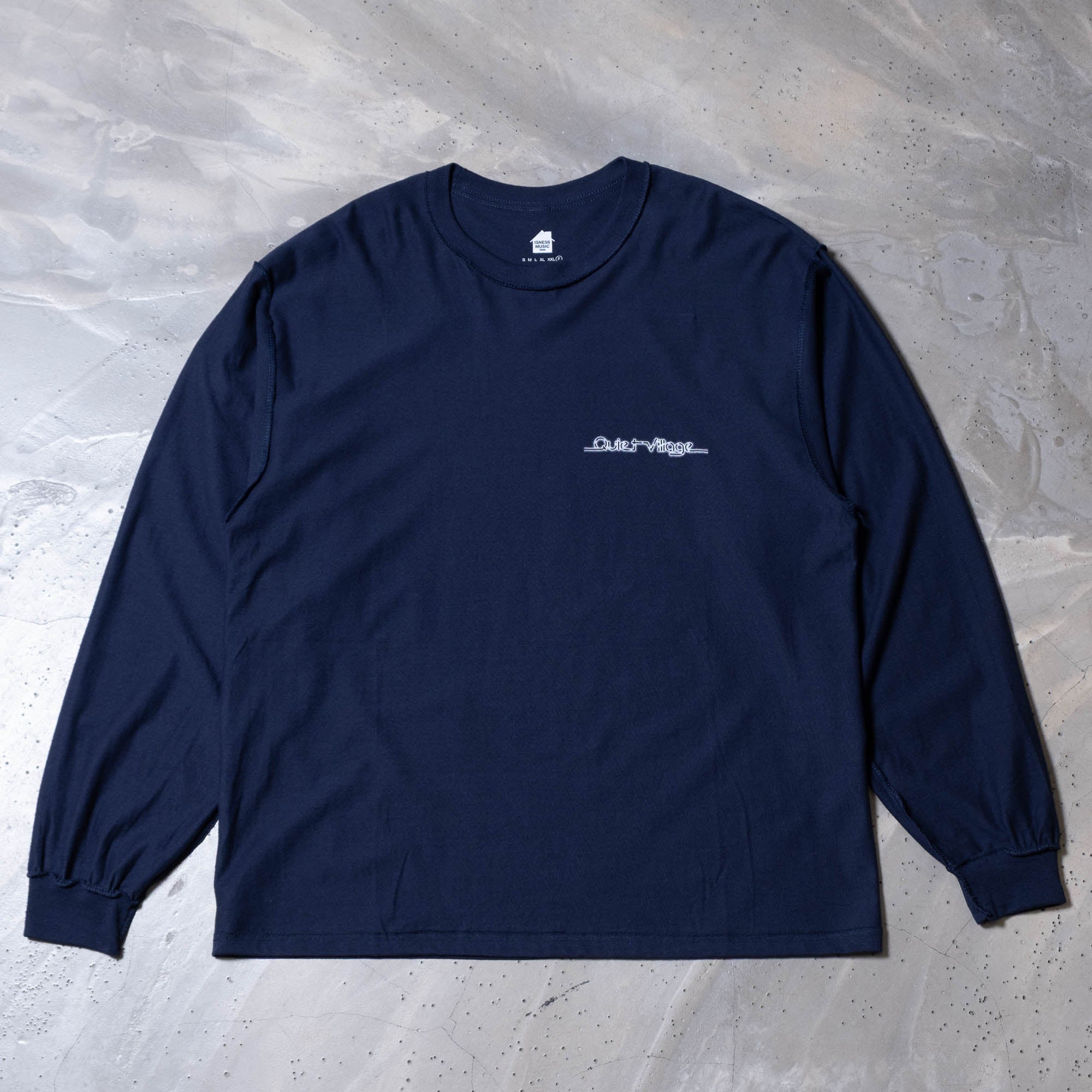 is-ness QV LS Tee - Navy