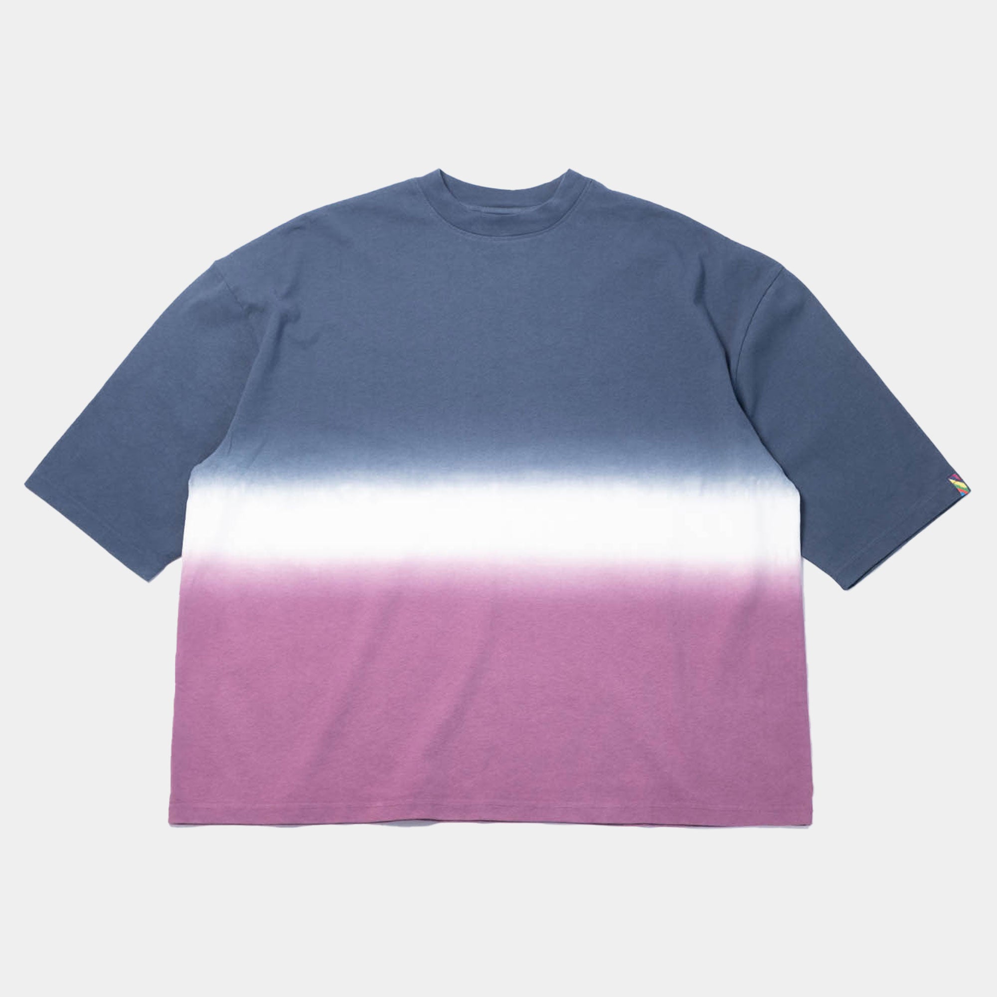 is-ness x Gramicci Horizon Overdye Tee - Navy/Purple