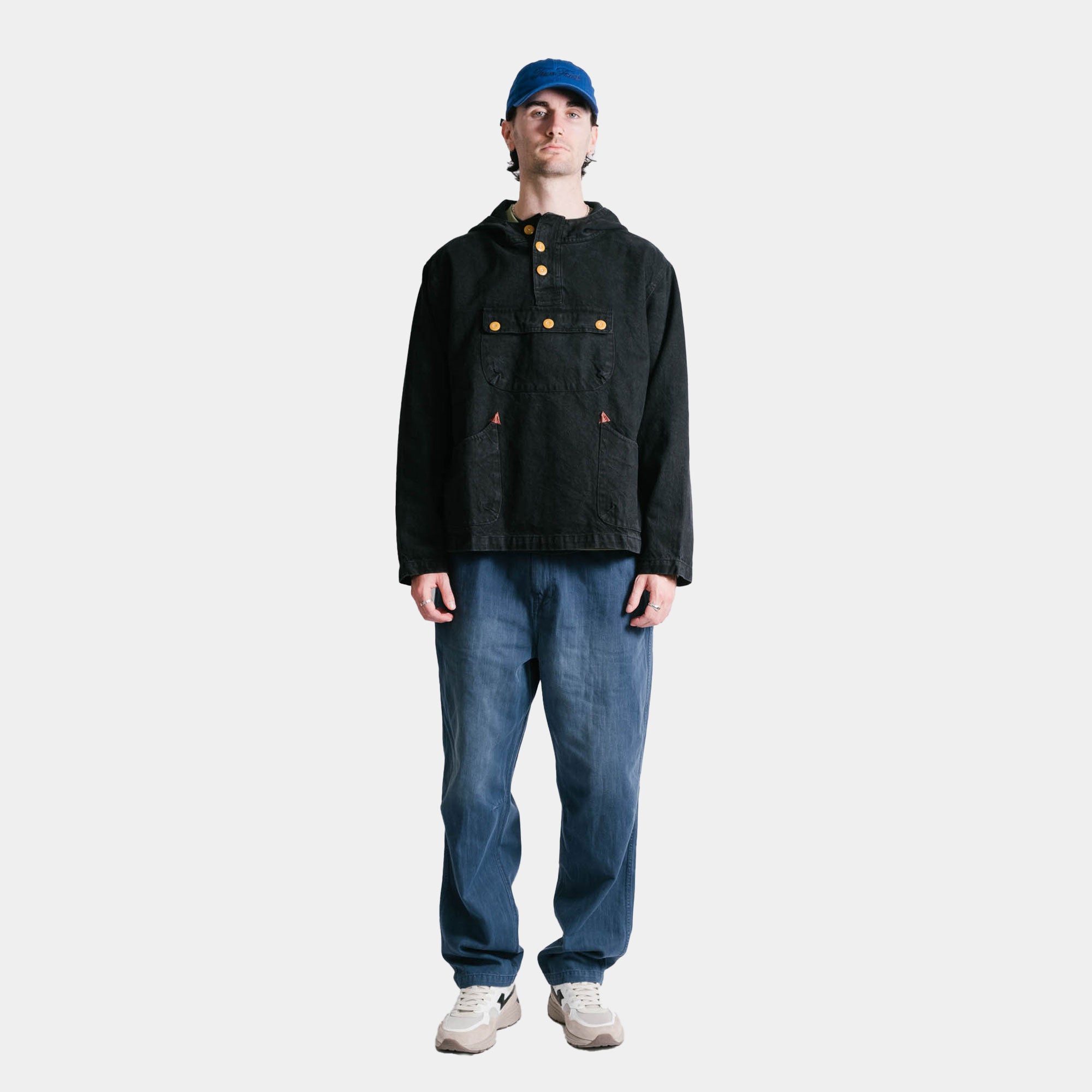 Brain Dead Denim Smock - Black