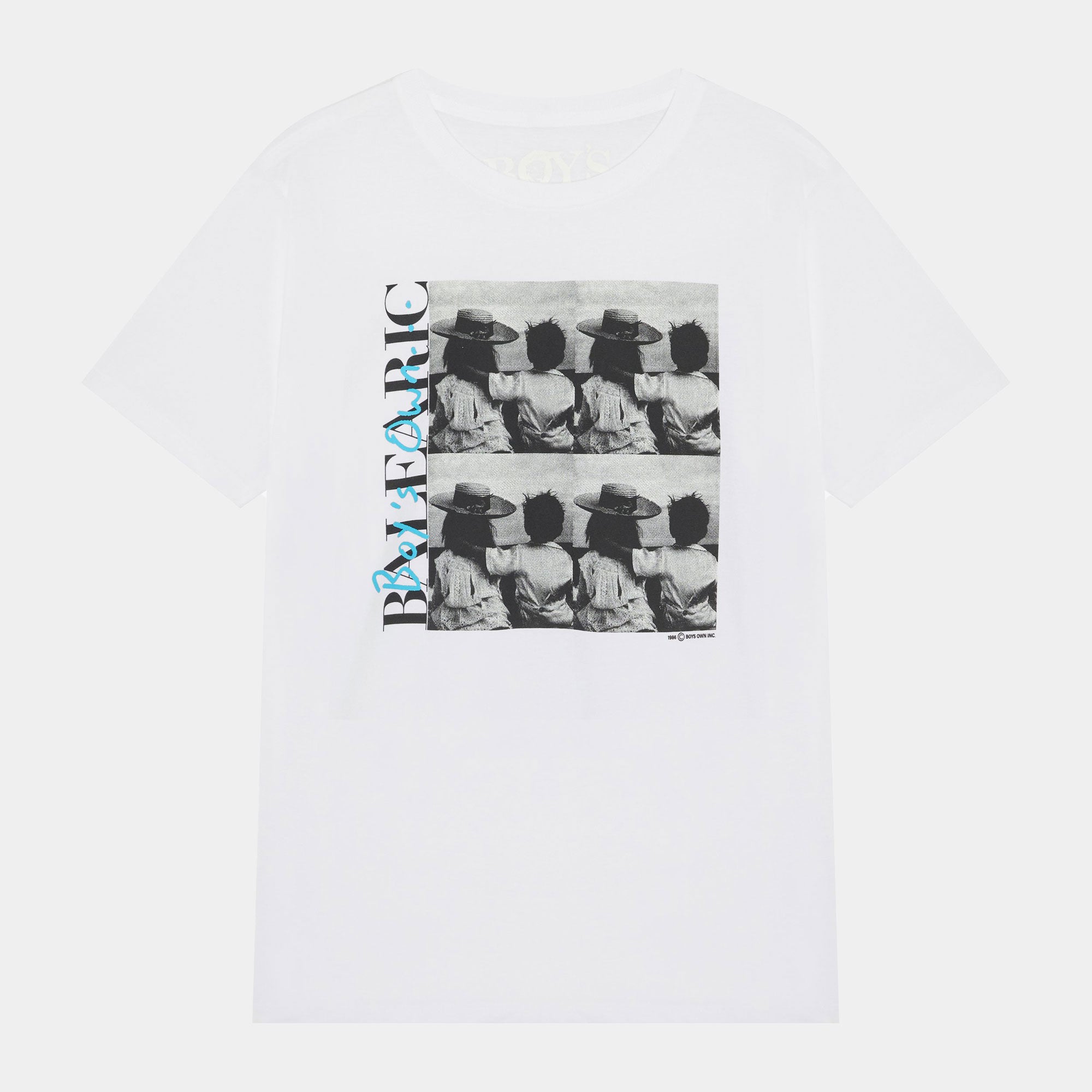 Boy's Own Balearic Photographic Boys And Girls Tee - White