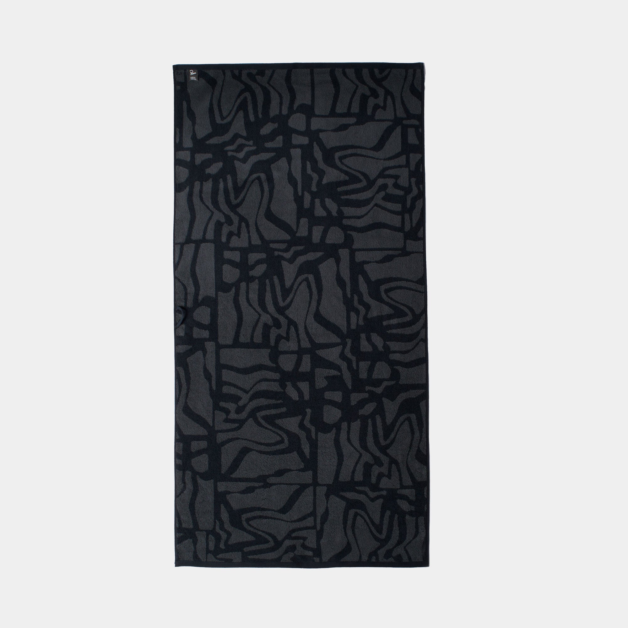 By Parra Broken FTP Bath Towel Set Of 2 - Black