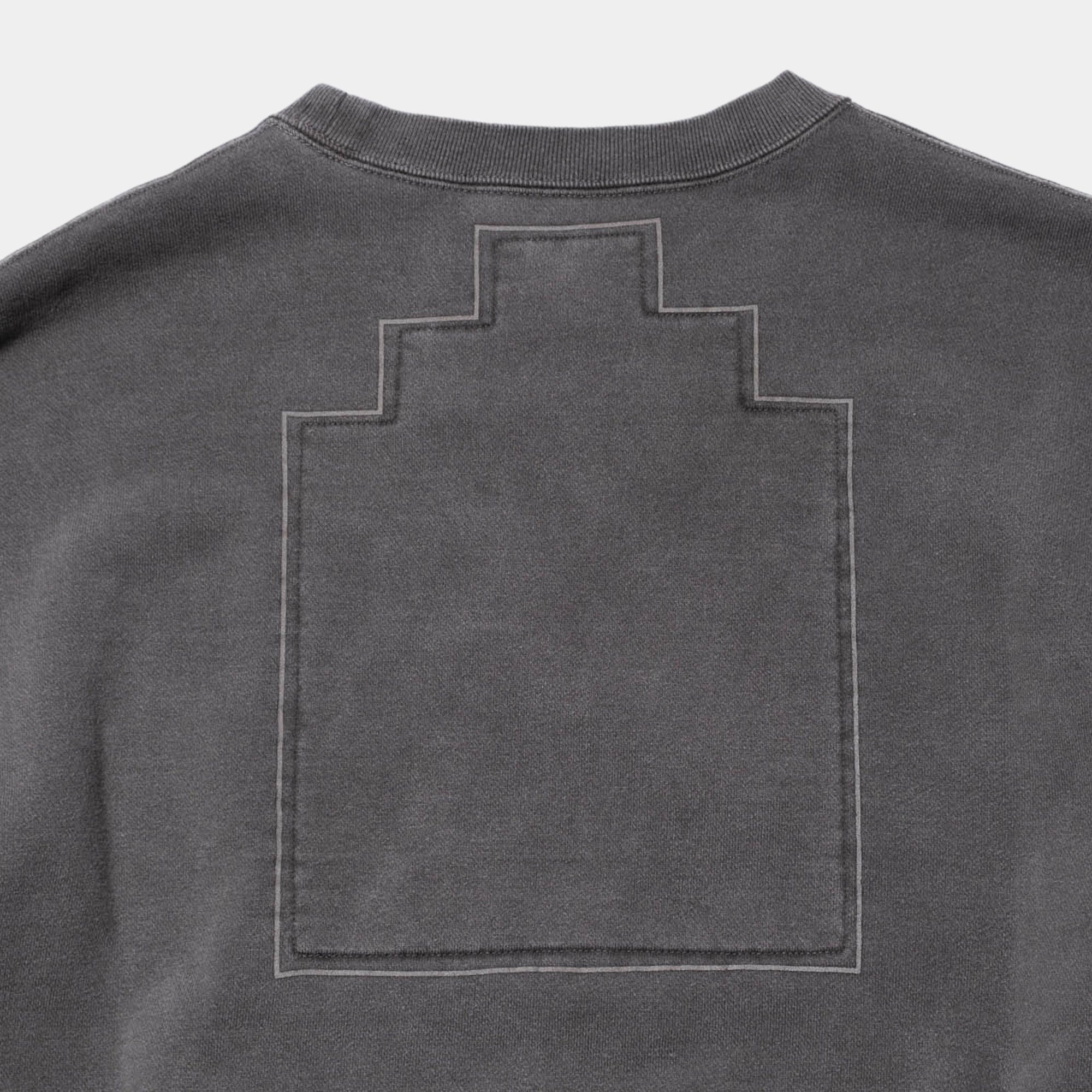 Cav Empt Overdye WB Heads x 4 C.E Crew Neck - Charcoal