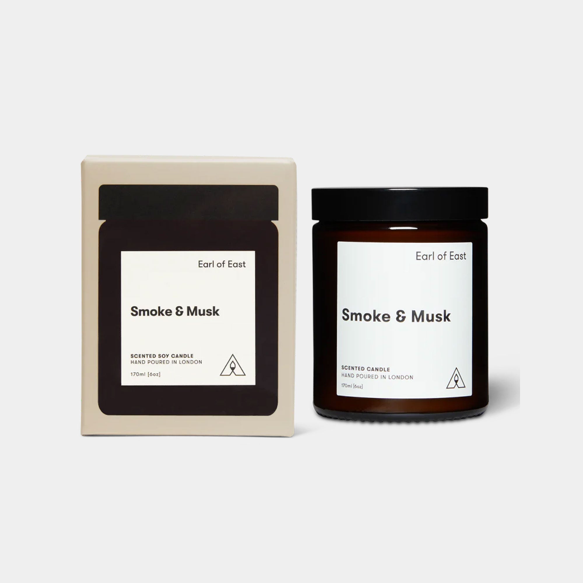 Earl of East Smoke & Musk 170ml Soy Wax Candle