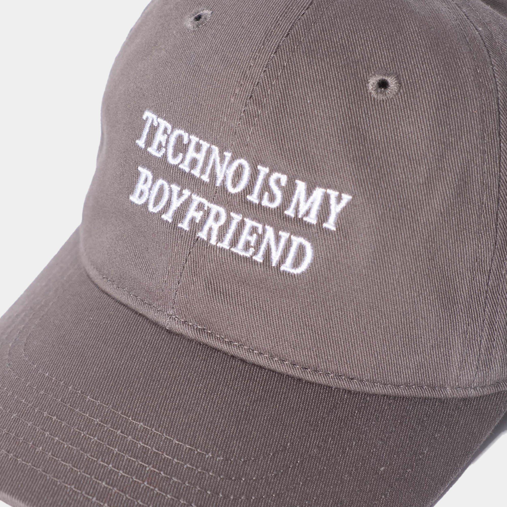 IDEA Techno Is My Boyfriend Hat - Charcoal