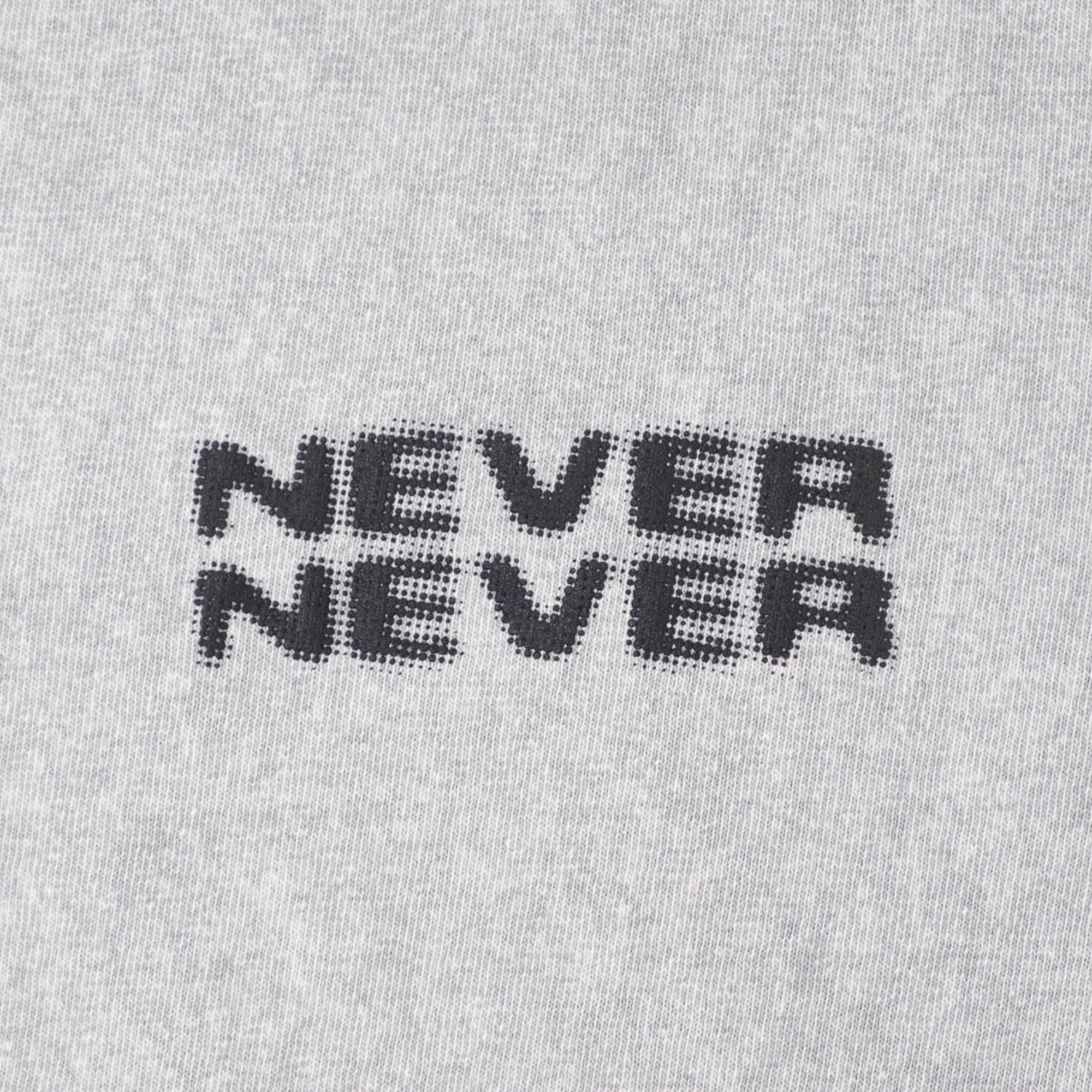 Never Never Halftone Stack Tee - Limestone