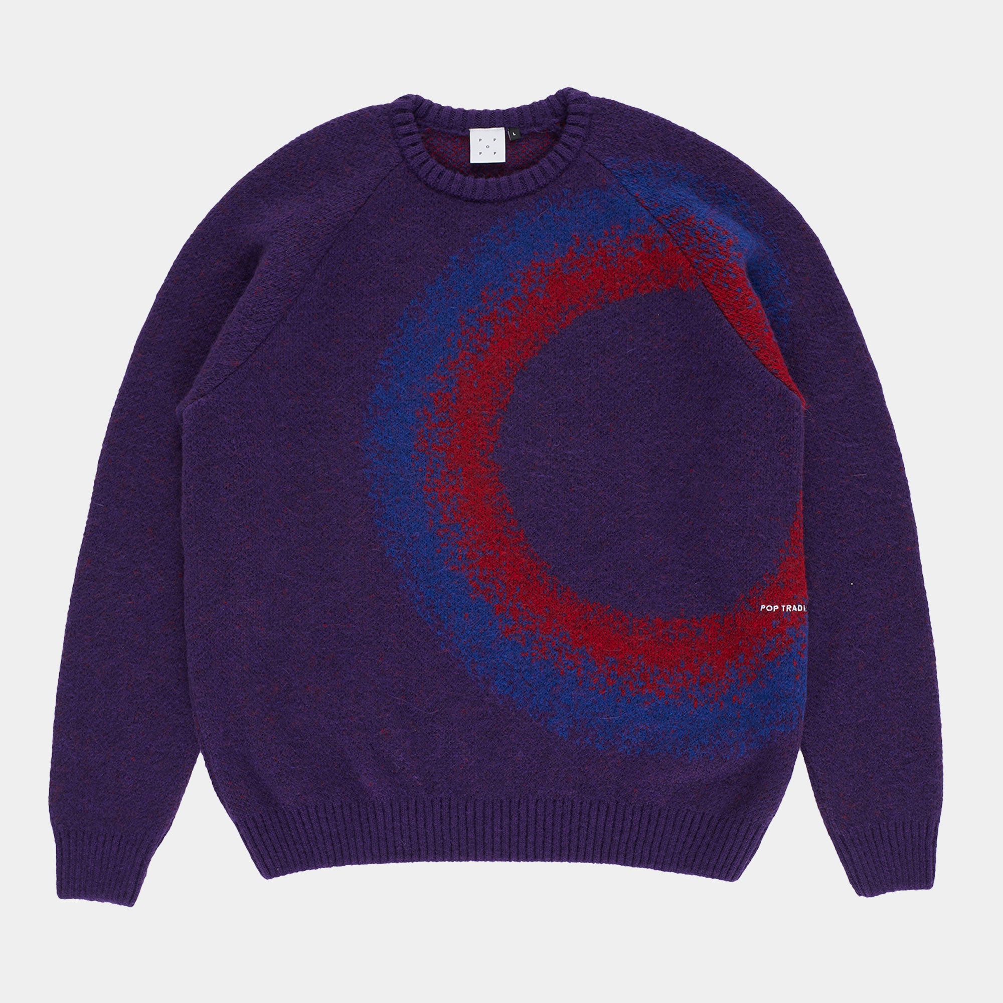 Pop Trading Company O Knitted Crewneck Sweater - Mysterioso