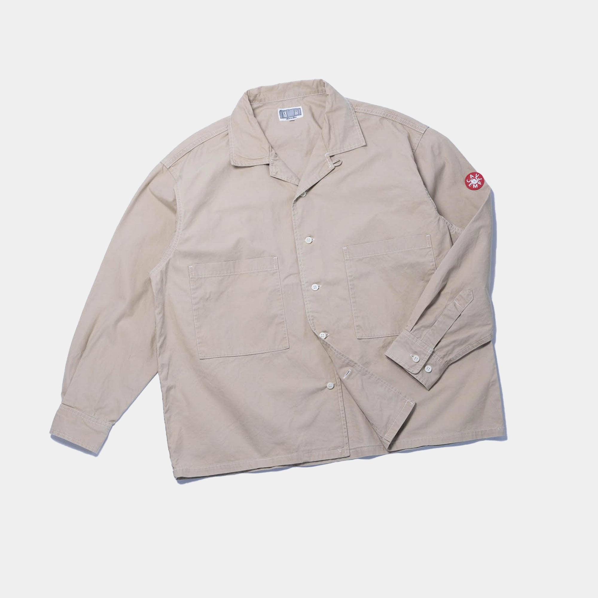 Cav Empt Washed Open Shirt - Beige