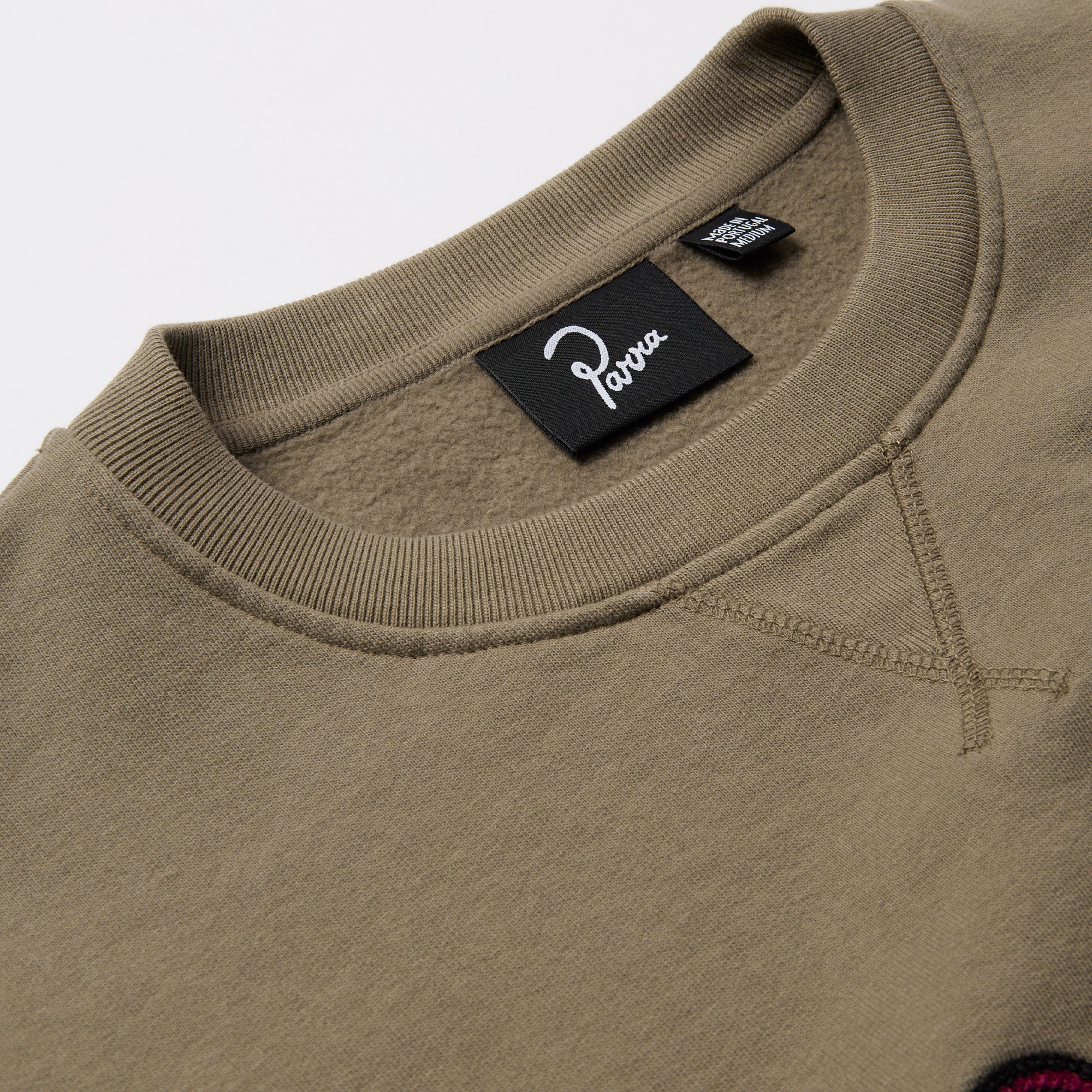 By Parra Future Visions Crew Neck Sweatshirt - Stone Grey