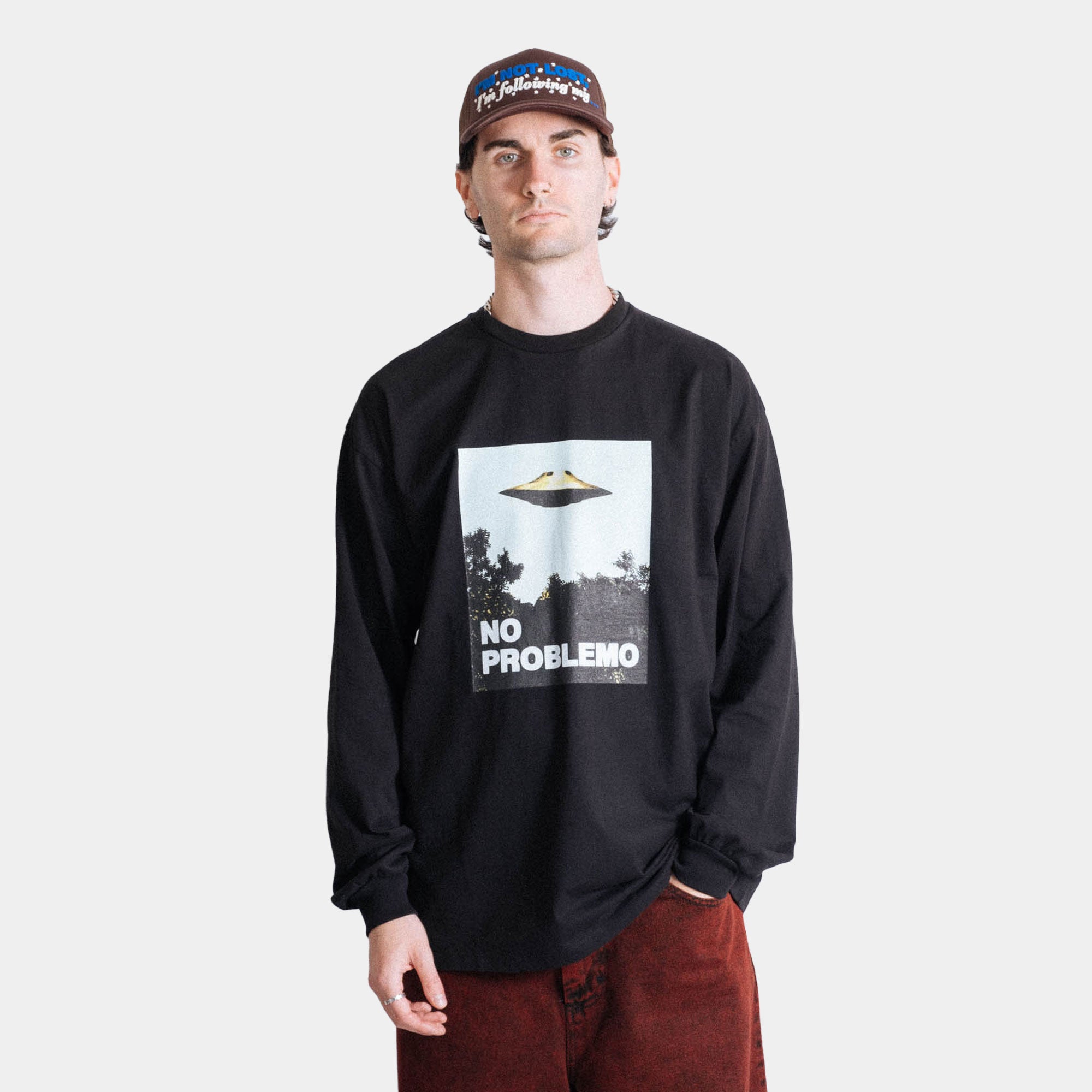 No Problemo Visitors LS Tee - Black