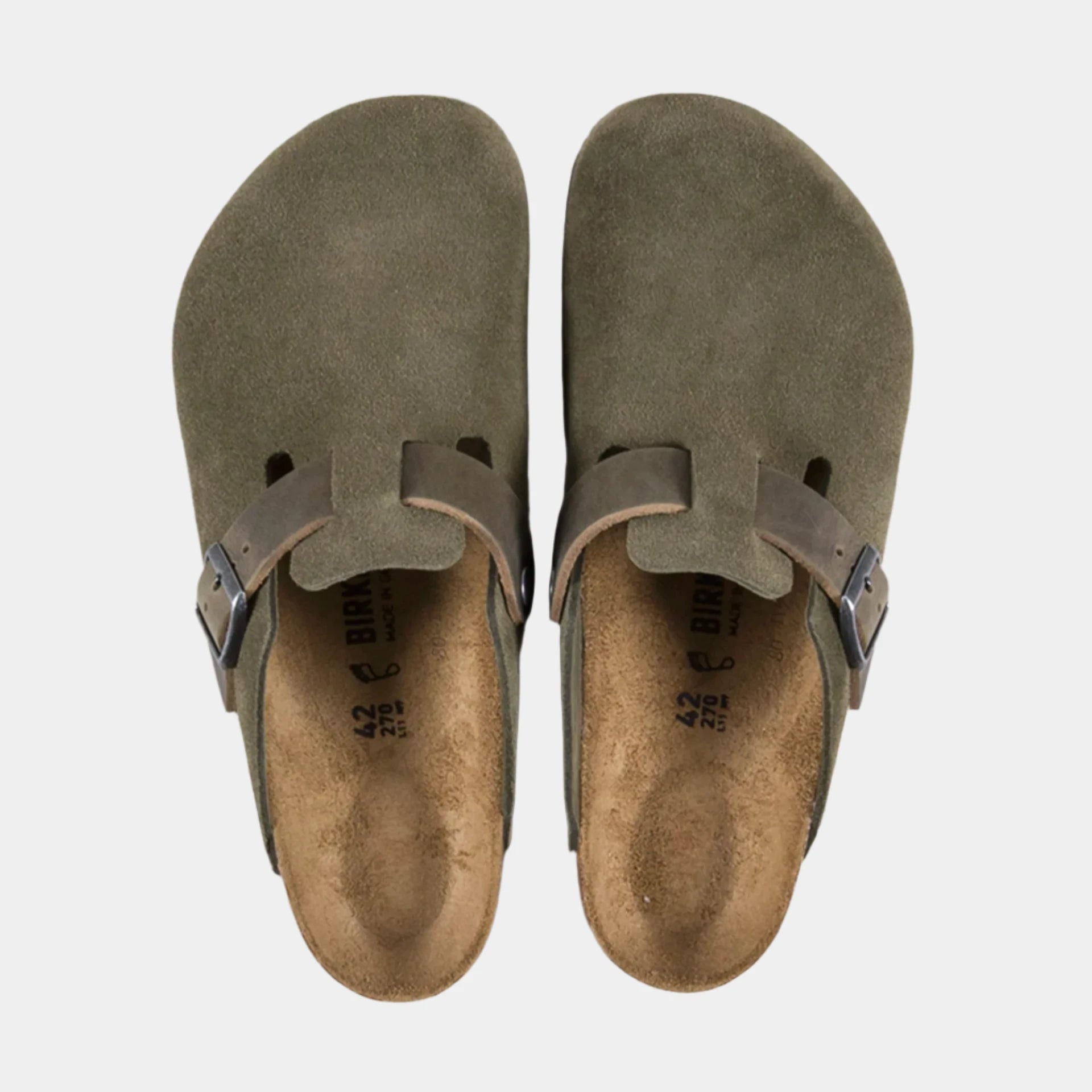 BIRKENSTOCK Boston Suede - Thyme