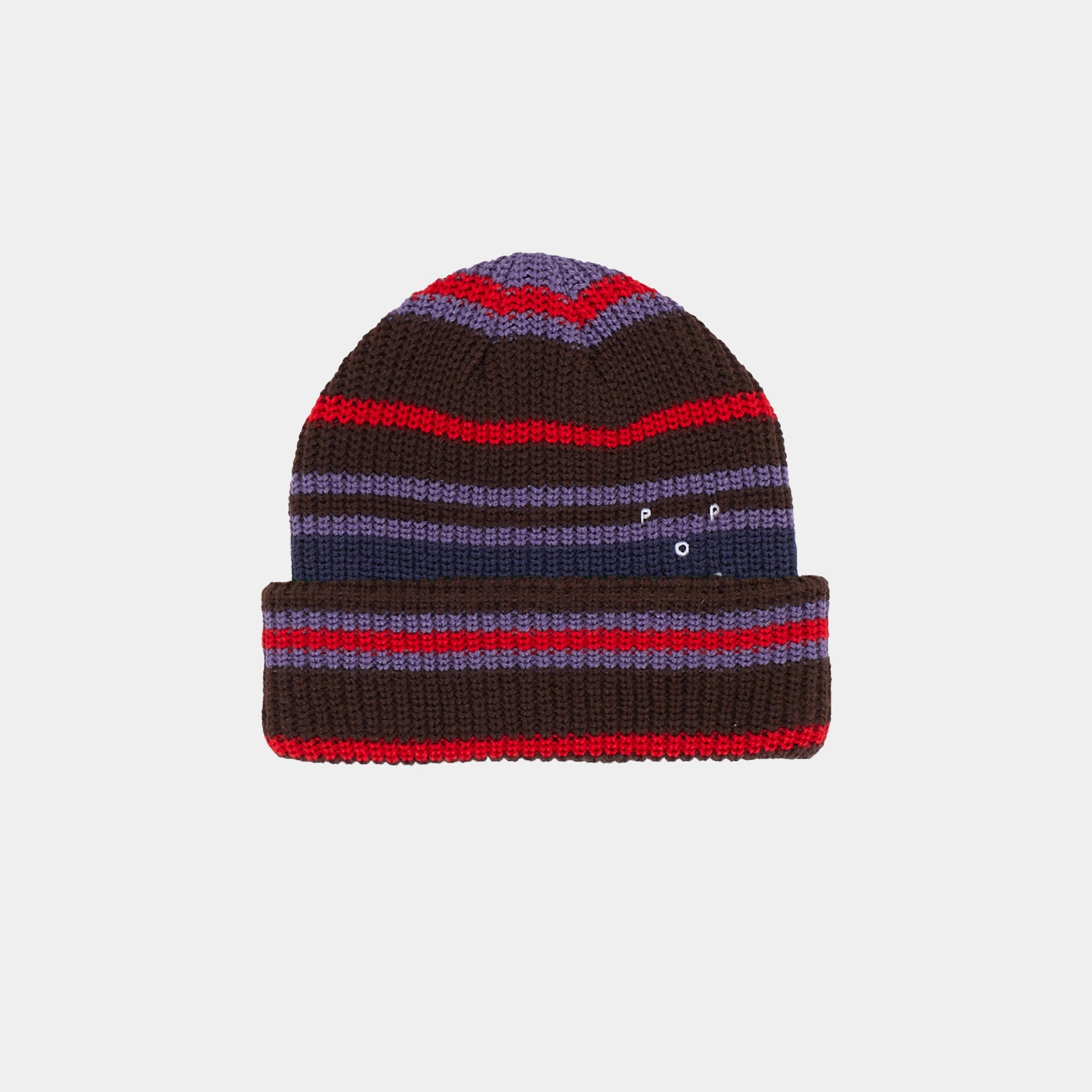 Pop Trading Company Striped Beanie - Multicolour