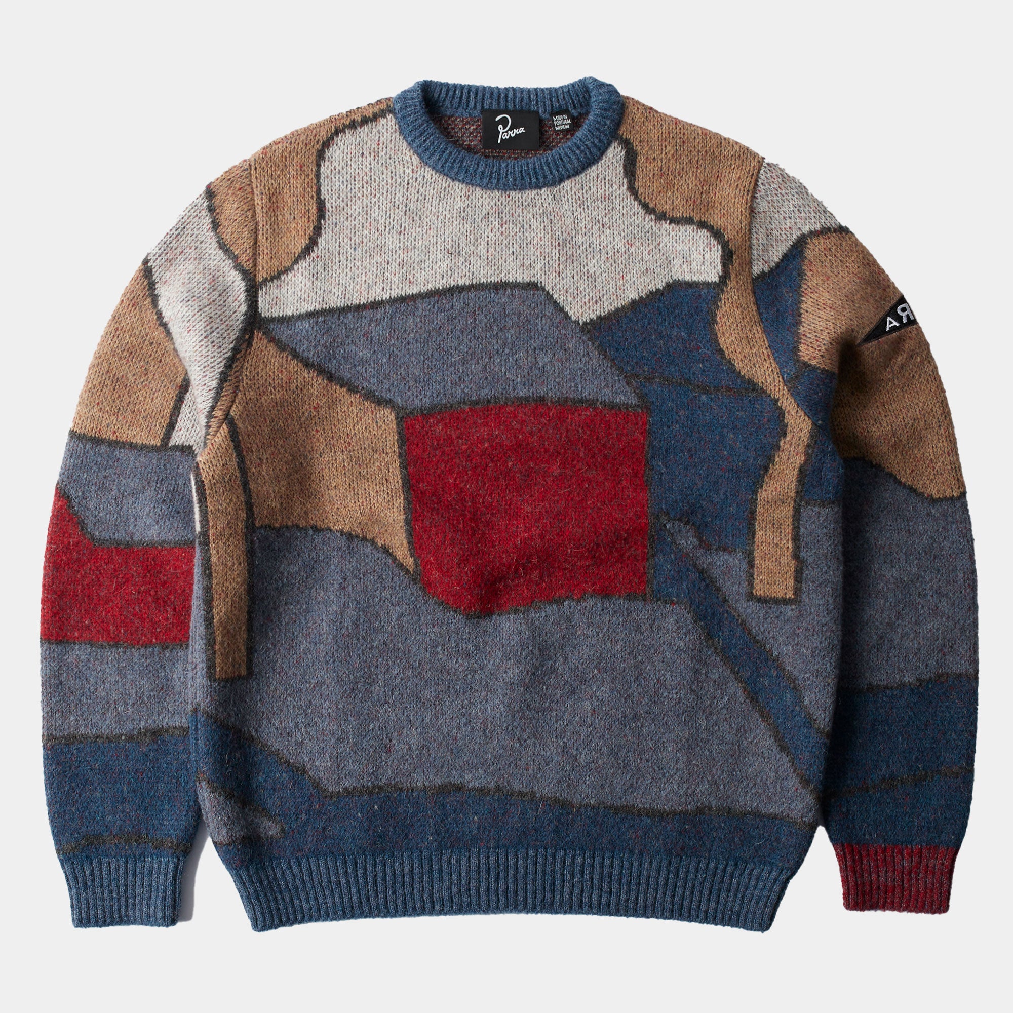 By Parra Your Street Knitted Pullover - Blue