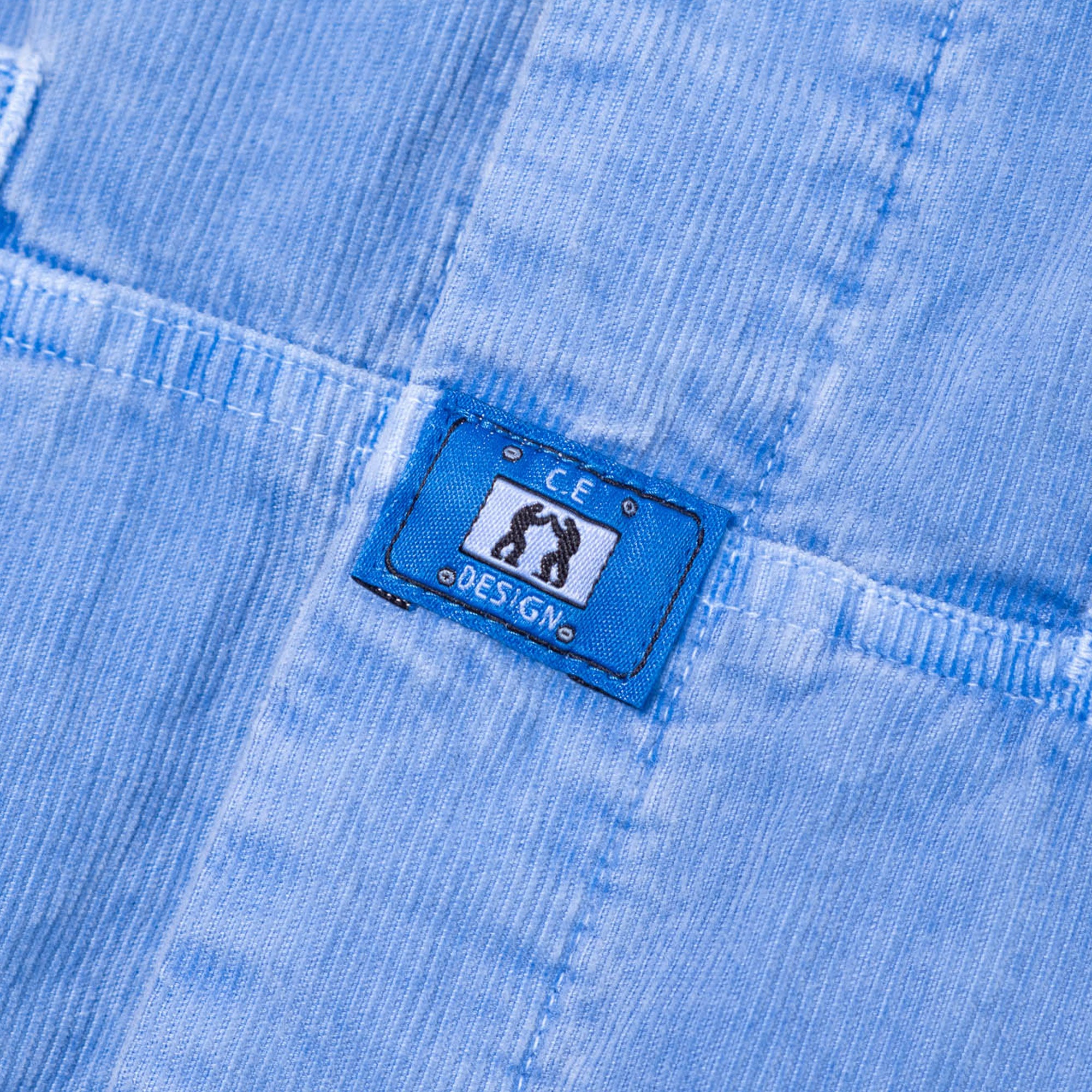 Cav Empt Overdye Cord Design Big Shirt - Blue