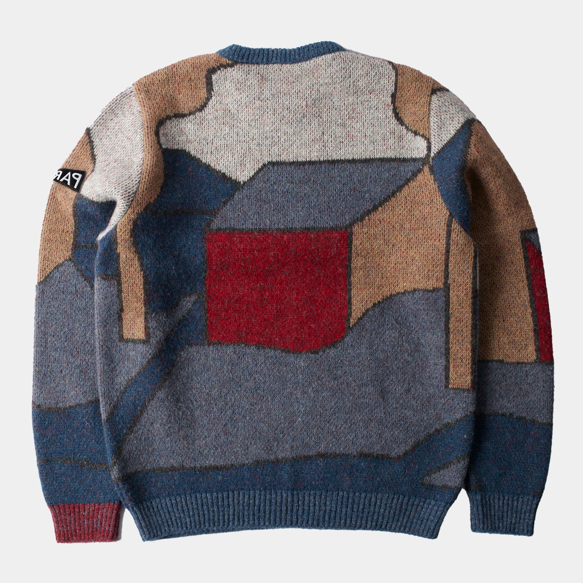 By Parra Your Street Knitted Pullover - Blue