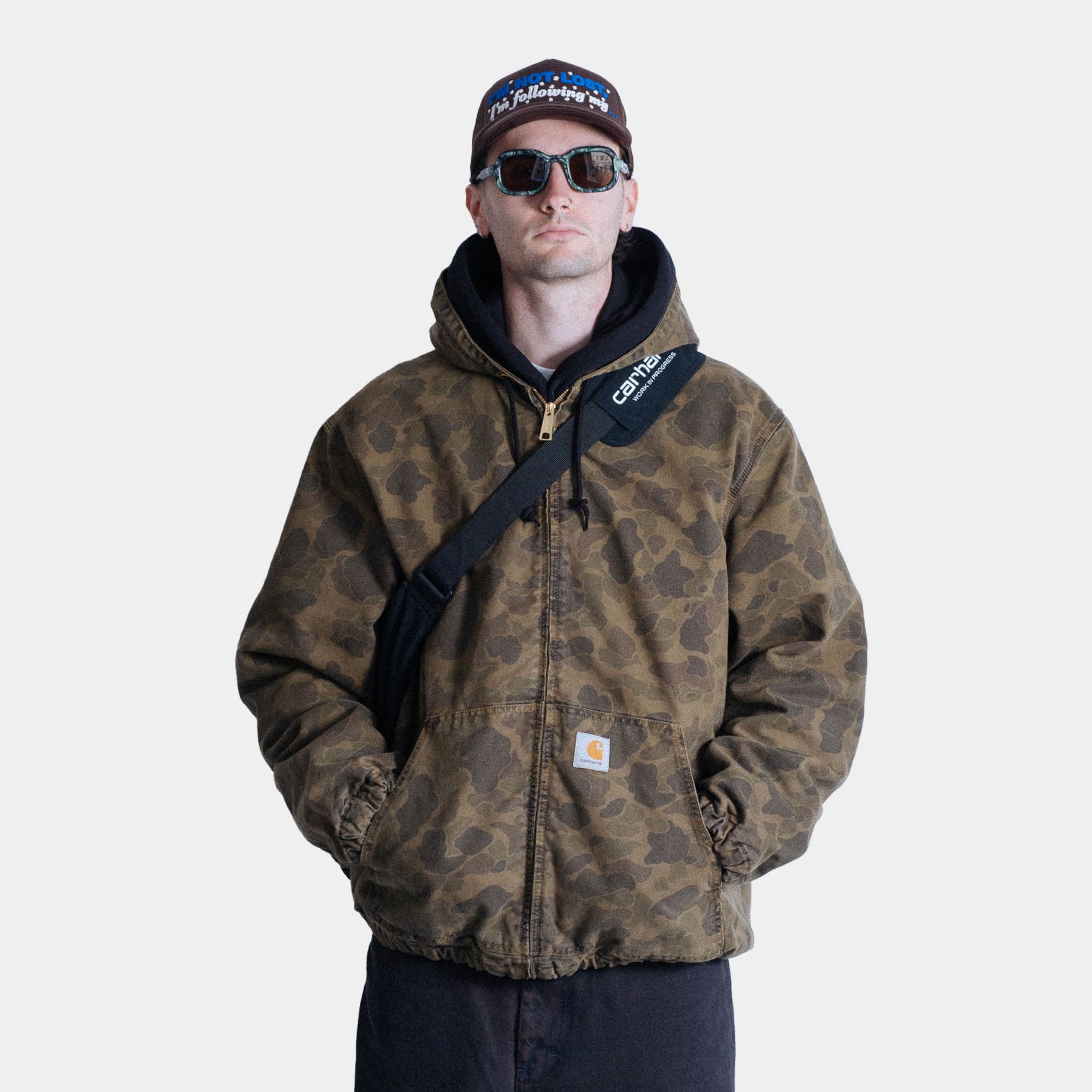 Carhartt WIP Duck Active Jacket - Office Green Duck Camo