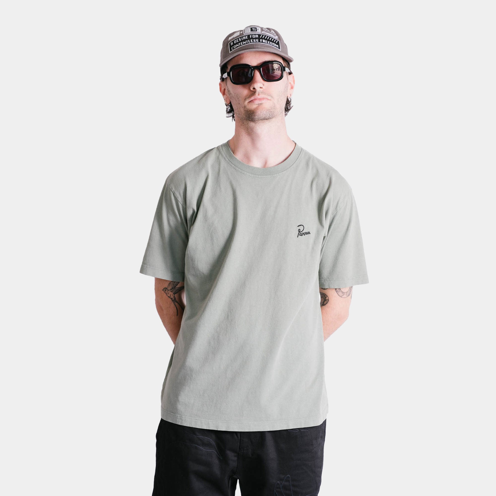 By Parra Signature T-Shirt - Sage Green