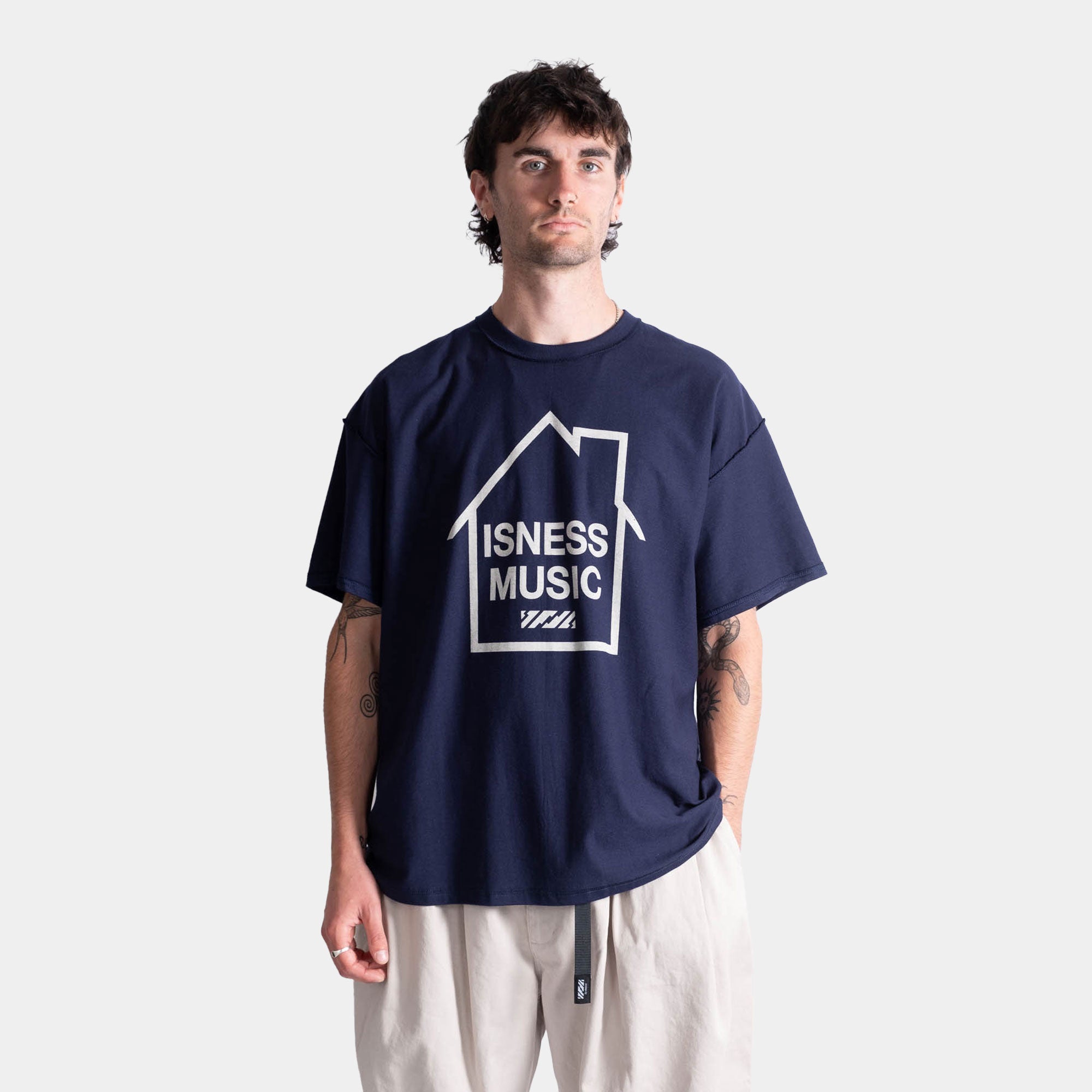 is-ness Logo Tee - Navy