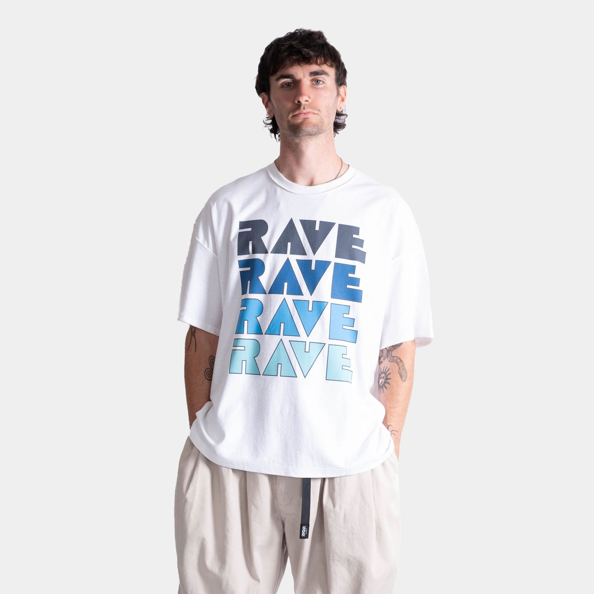 is-ness Rave Tee - White