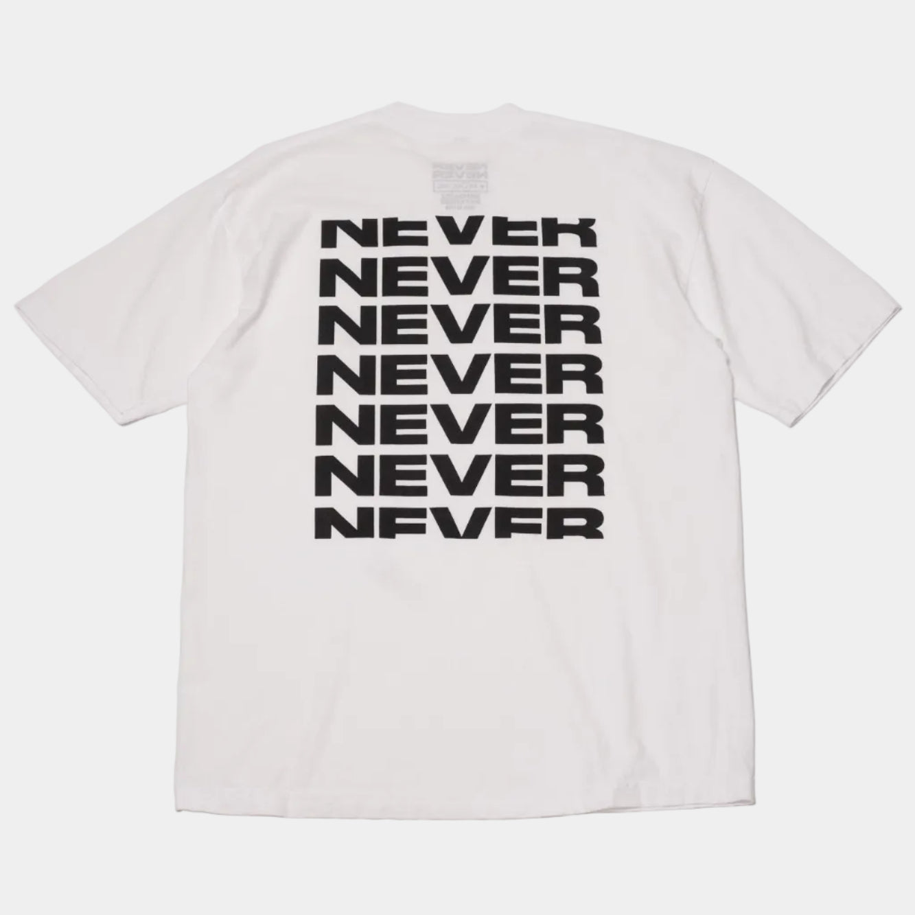 Never Never Stack Tee - White