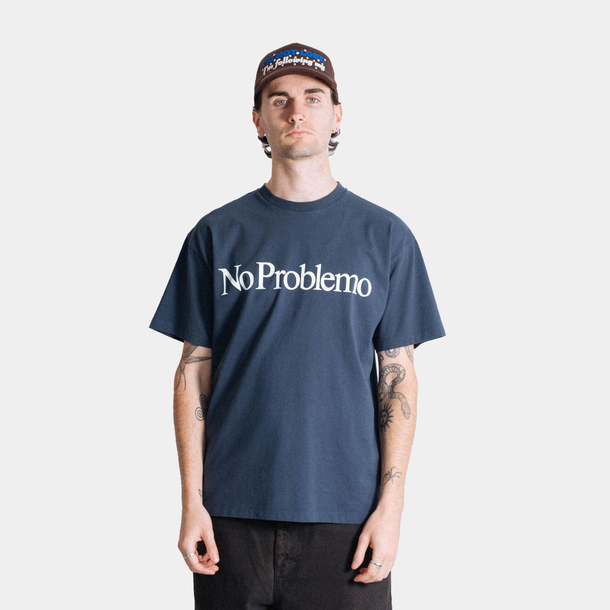 No Problemo SS Tee - Navy